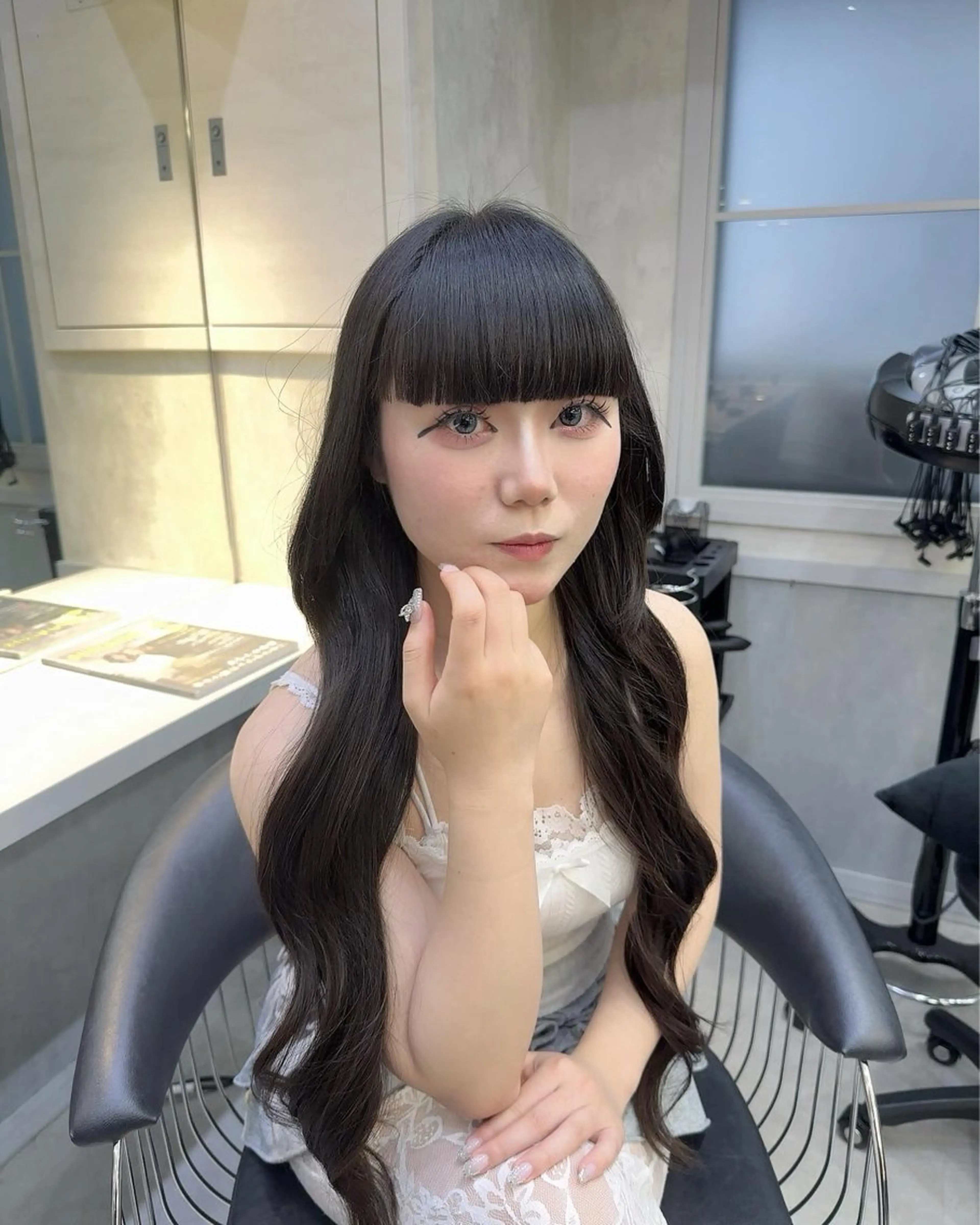 ロング 🌷ハナ🌷/ 韓国ヘア/モテ髪🎀のヘアスタイル