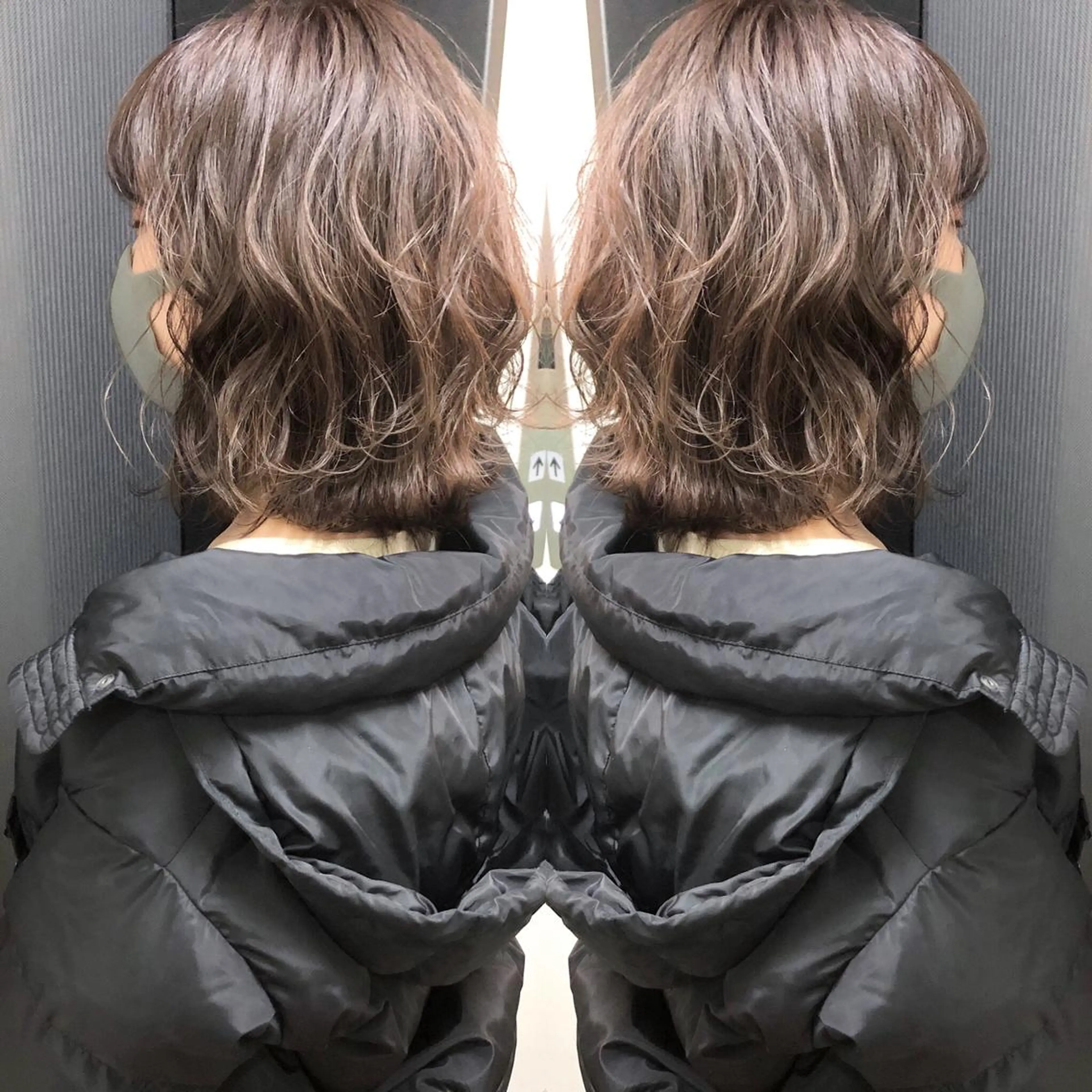 ミディアム カラー ヘアアレンジ branch by suri-ru所属・branch 中原のヘアスタイル