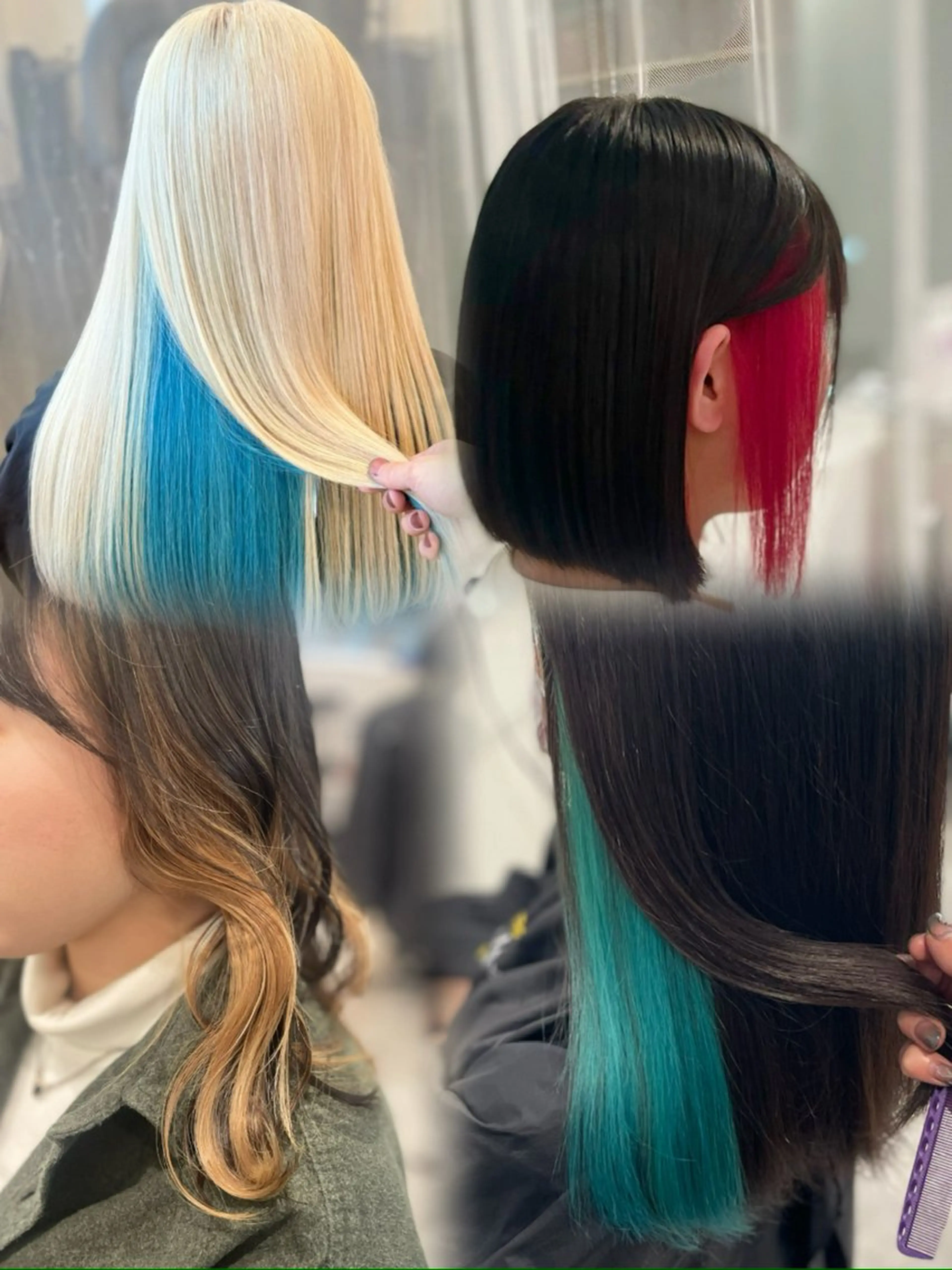 インナーカラー＋艶トリートメントの写真