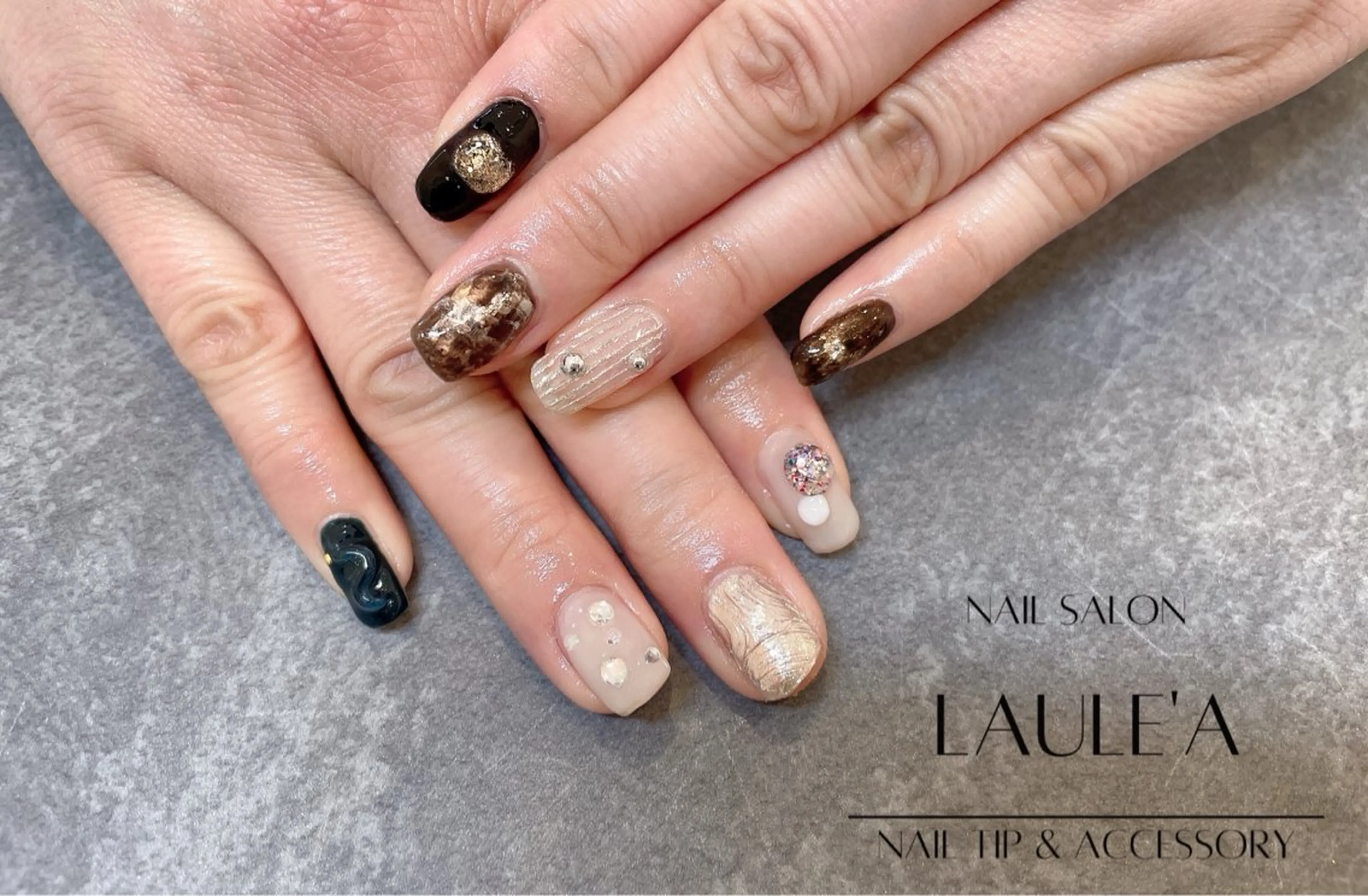 ネイル ハンドネイル nailsalon Laule'aのネイルデザイン