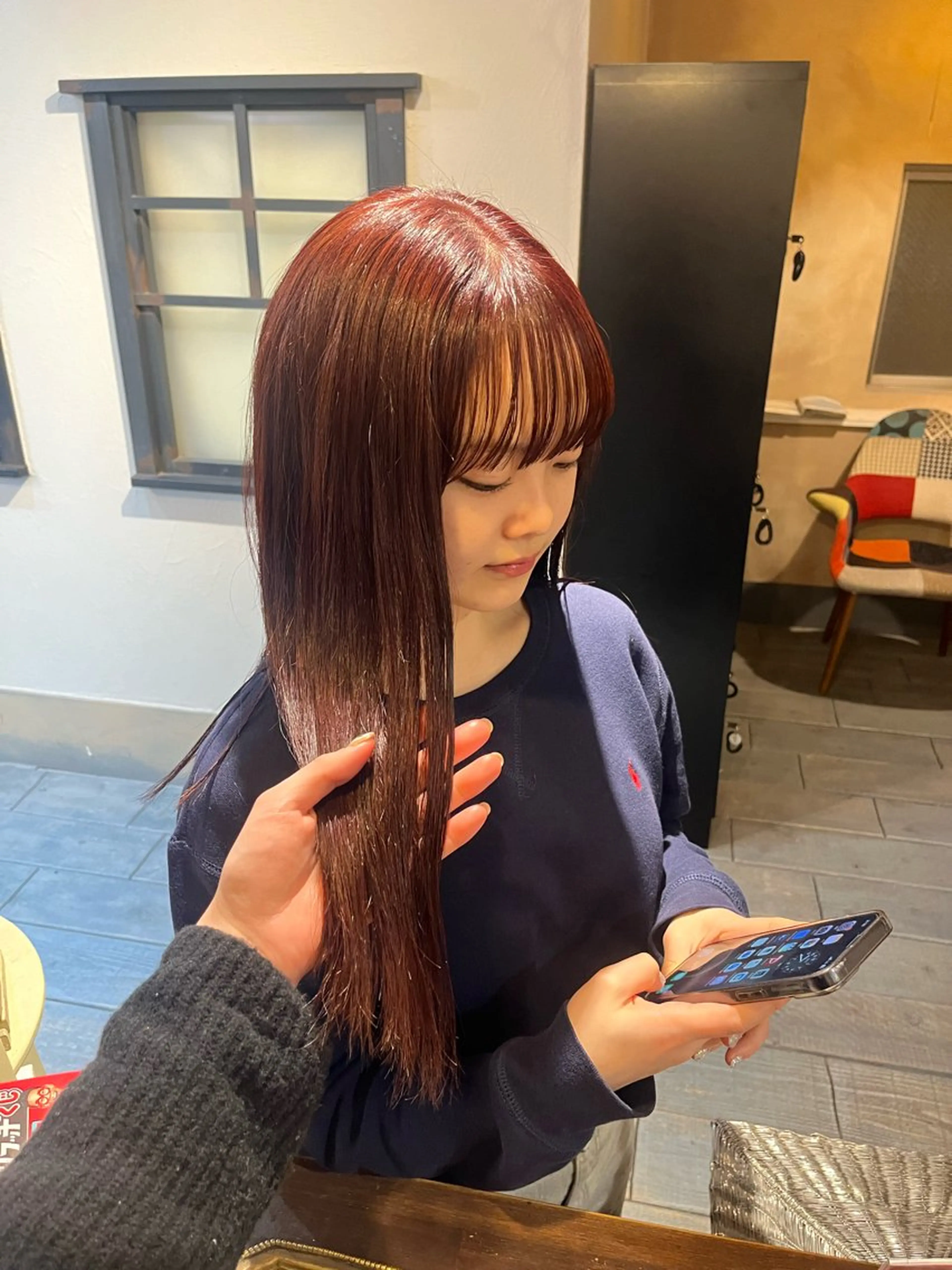 ロング 柳生 美穂のヘアスタイル