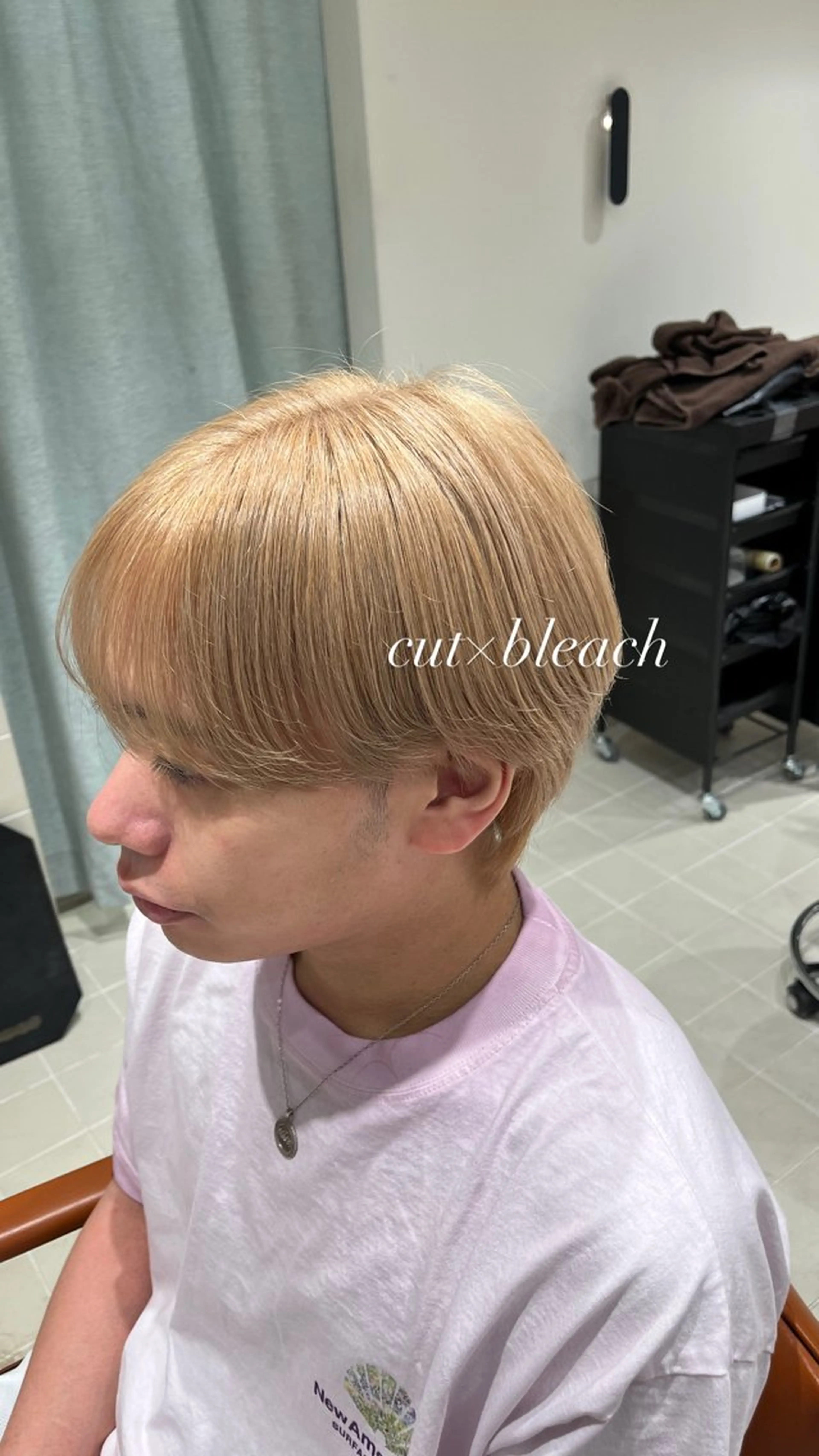 【⚡️メンズブリーチ⚡️】カット×ブリーチ×カラー×トリートメントの写真