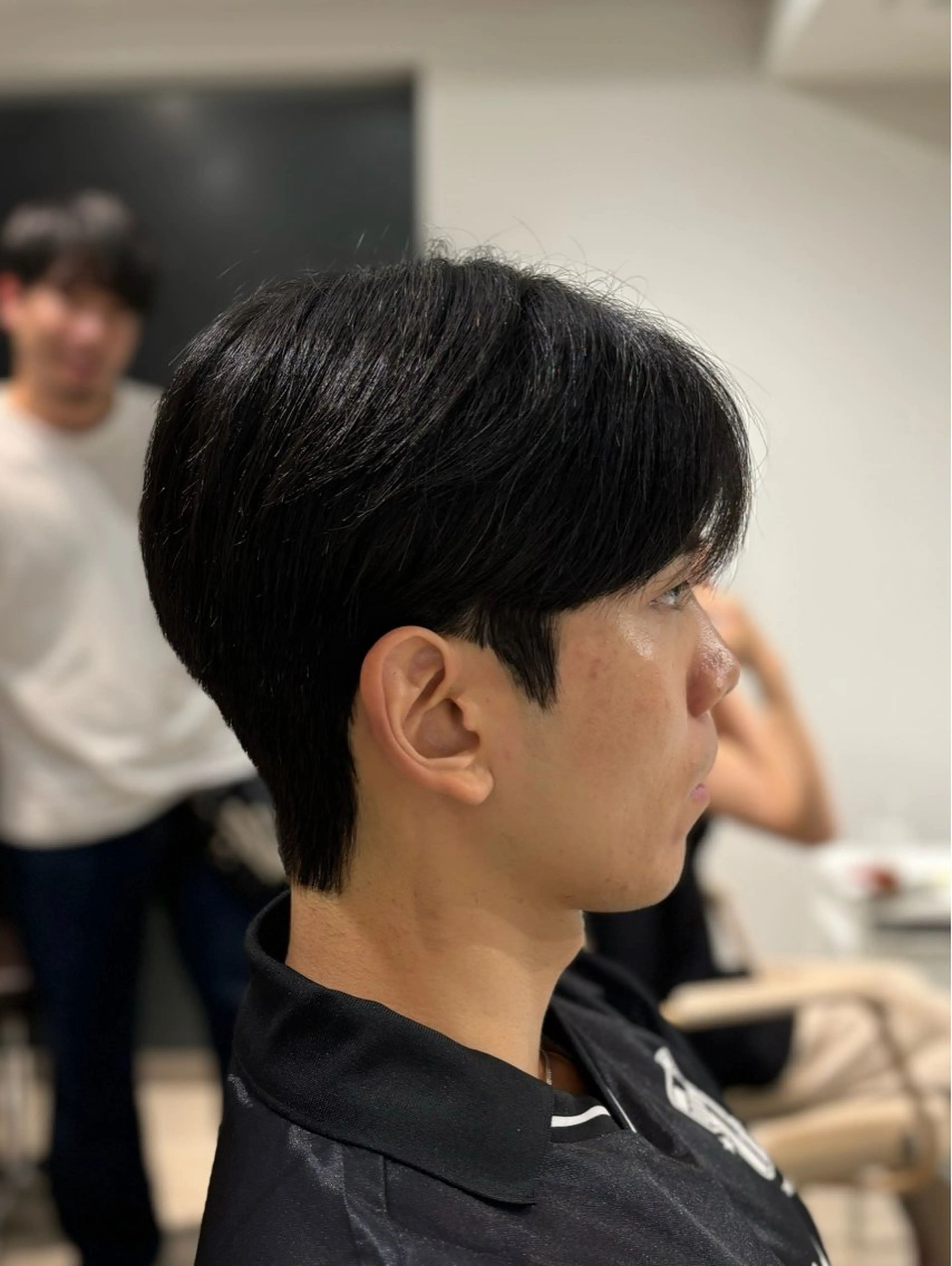 ショート パーマ メンズ カット パーマ 韓国メンズヘア/ ダウンパーマ/歩夢のヘアスタイル