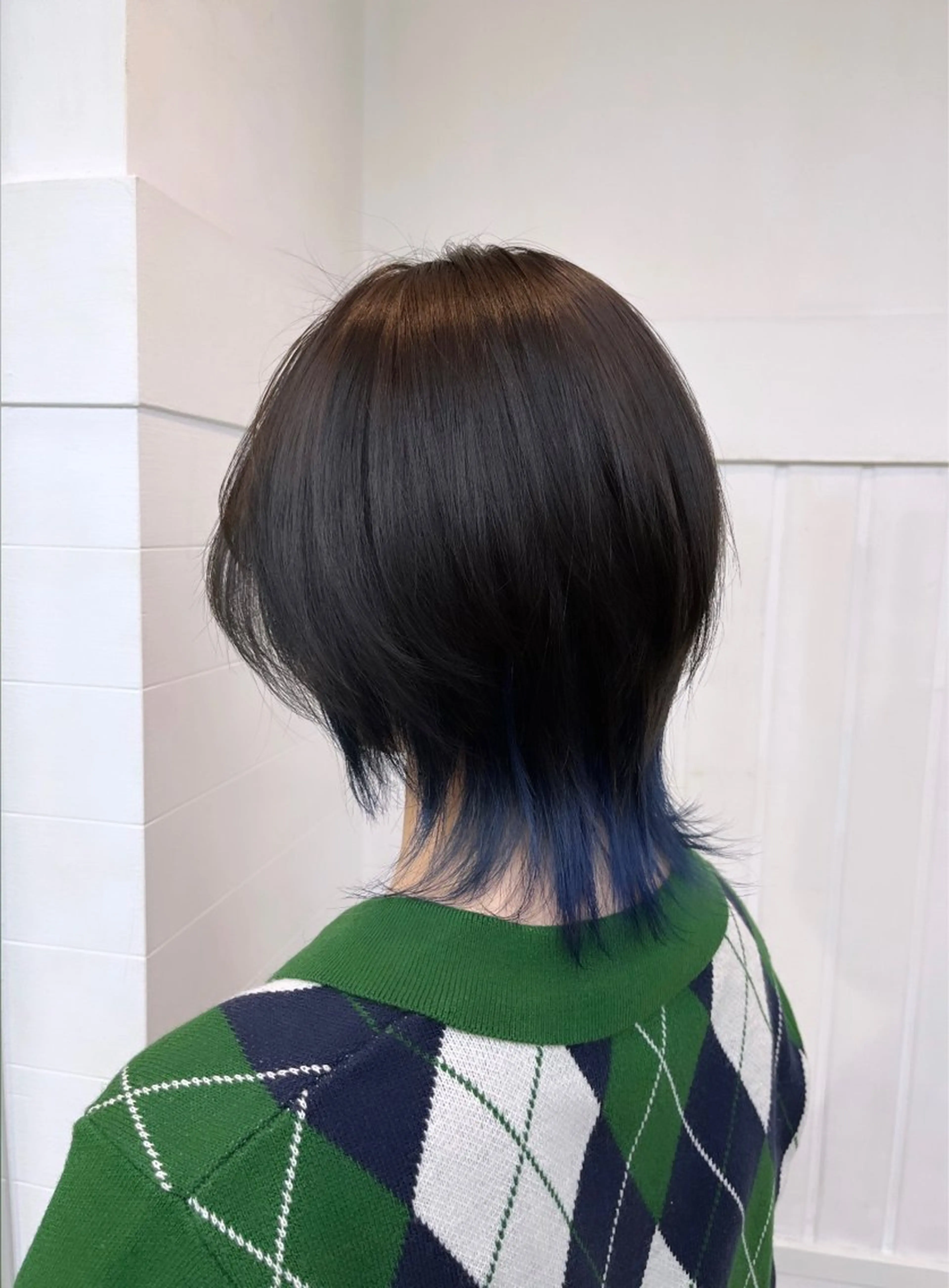 ショート カラー ヘアアレンジ インナーカラー ネイビーカラー 🦋レイヤー職人 猪瀬玲奈🦋のヘアスタイル