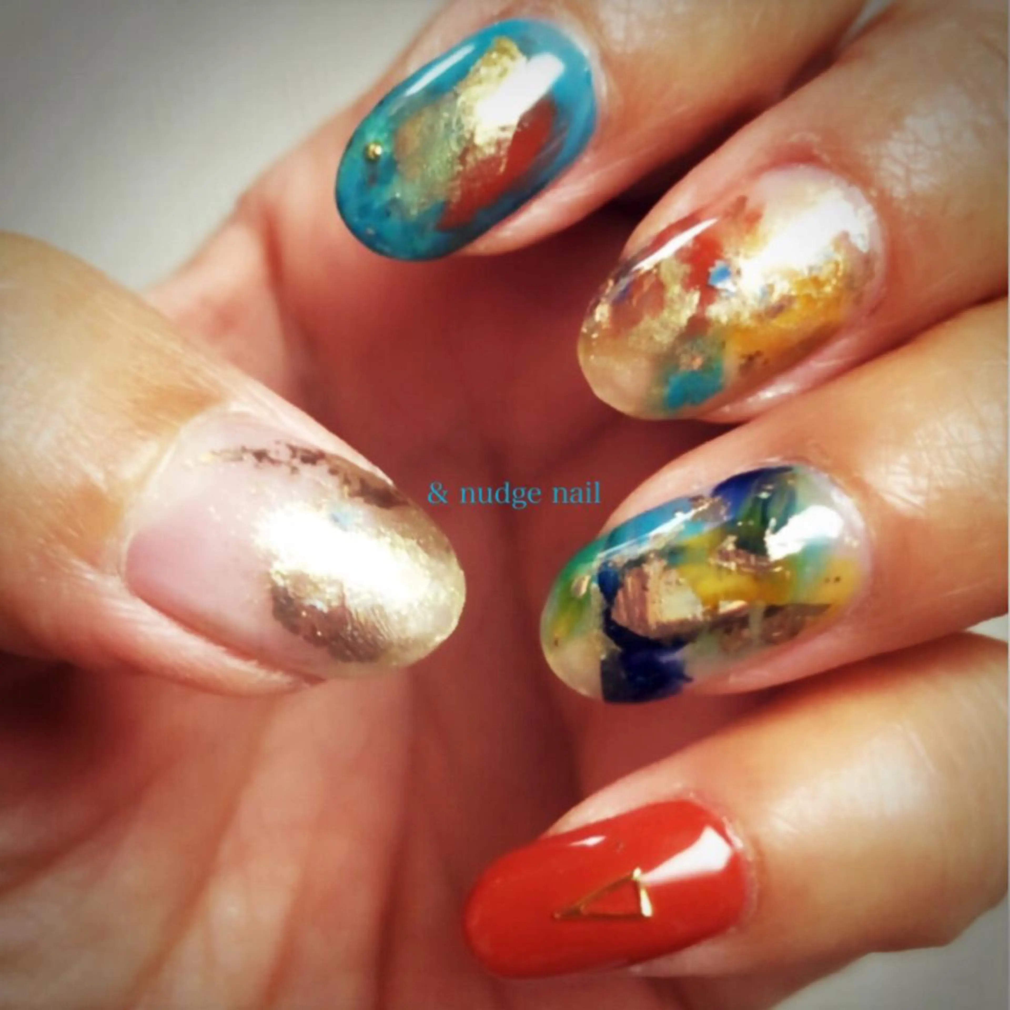 ネイル ハンドネイル & nudge nail所属・&nudgenail 本多のネイルデザイン