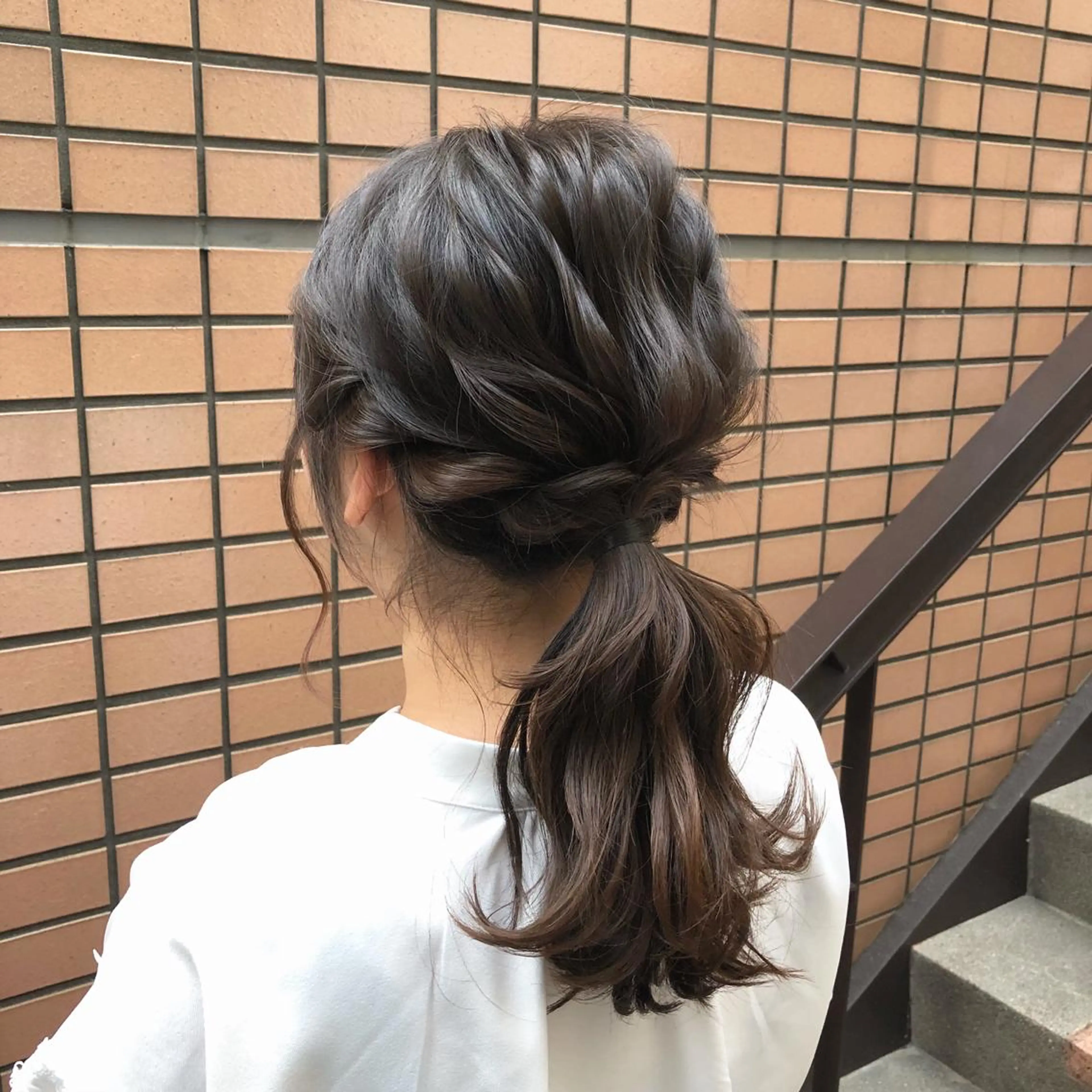 ヘアアレンジ 《放出》Forte マネージャー山根英明のヘアスタイル