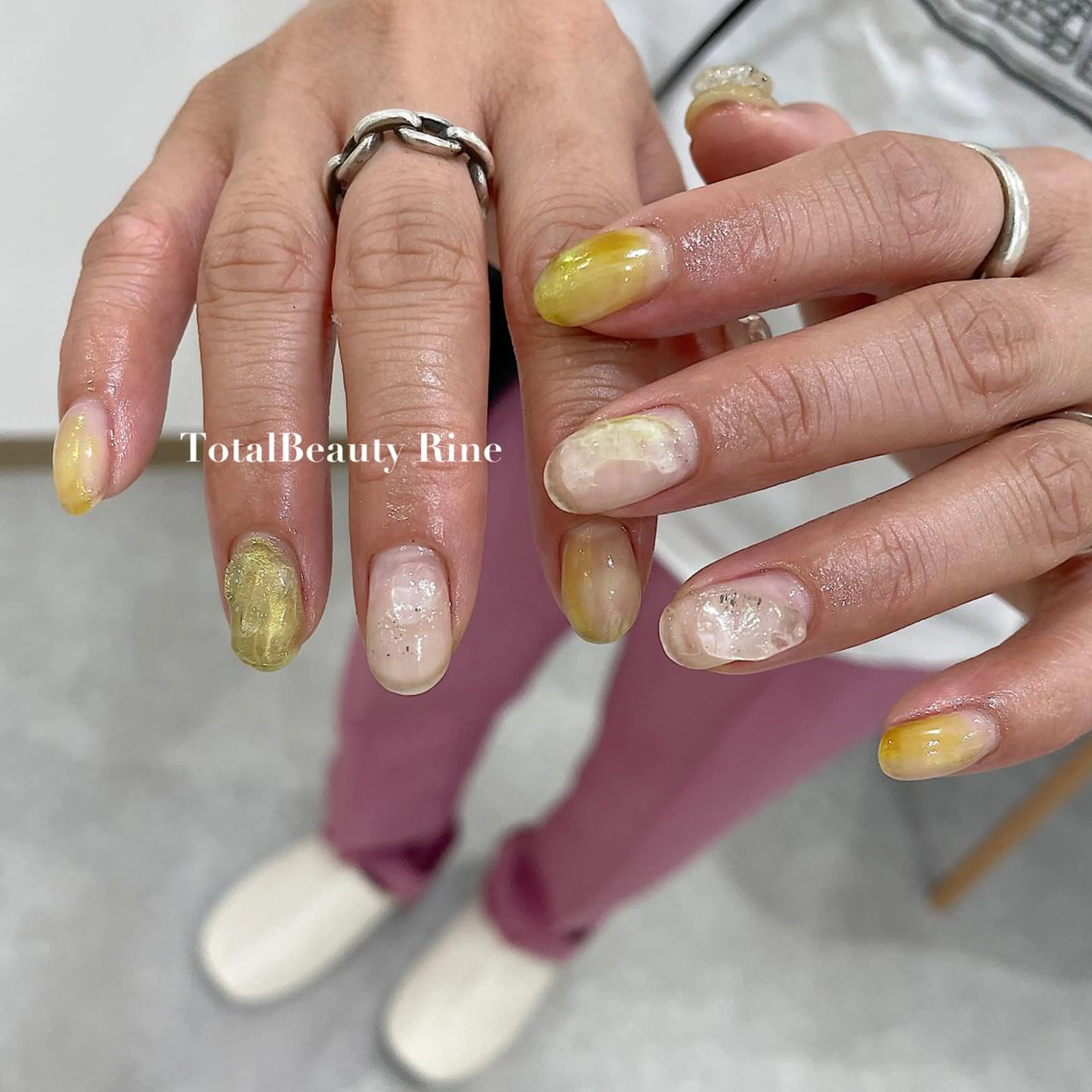 ネイル nail&eyelash Rine所属・Rine 放出 (リネ)のネイルデザイン