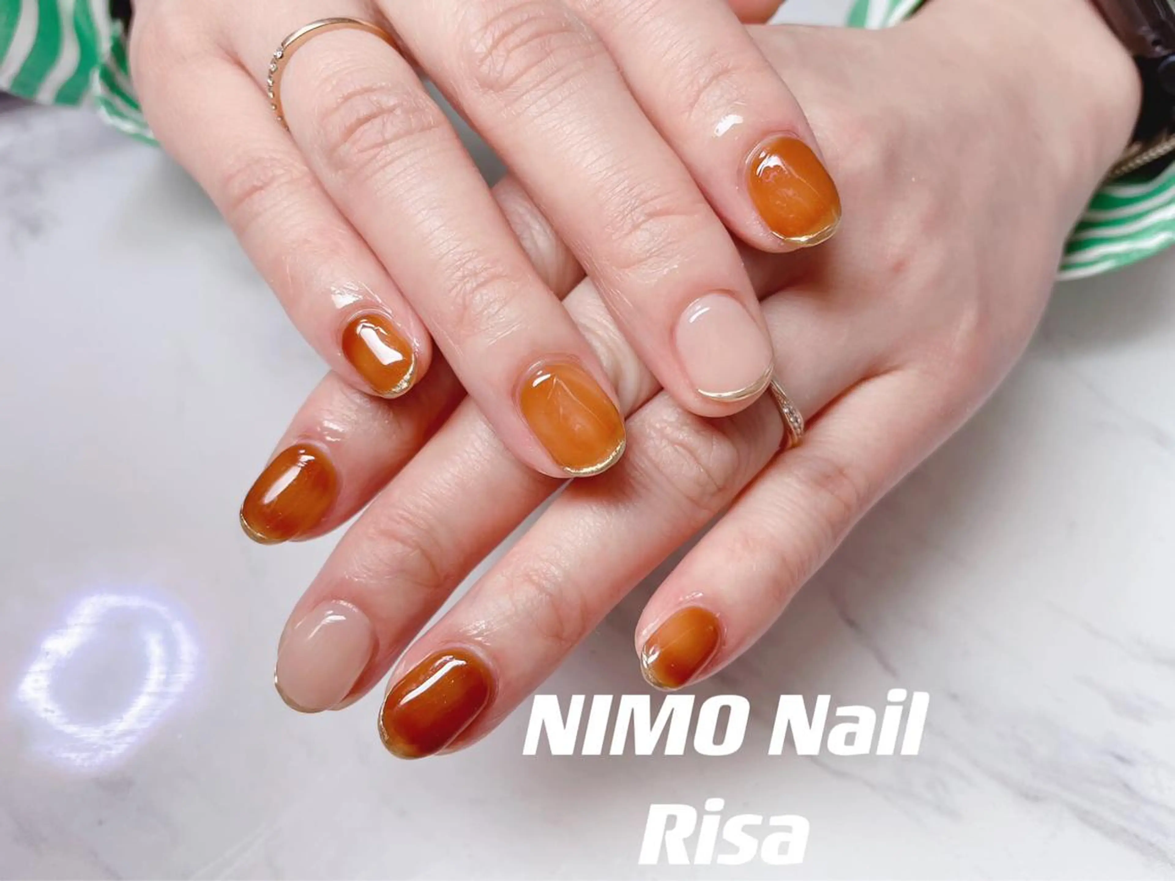 ネイル ハンドネイル RI SA☀️ リサのネイルデザイン