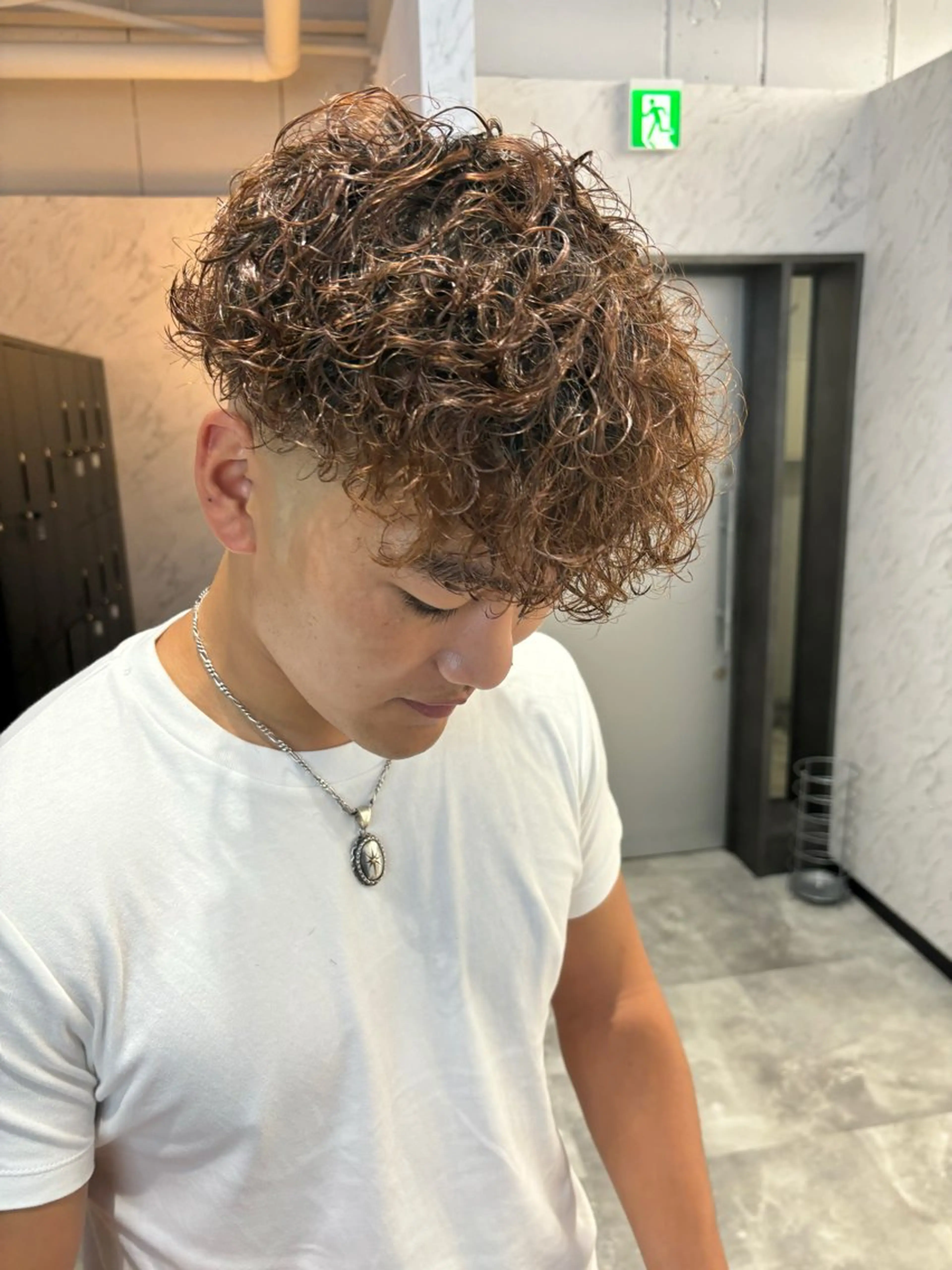 メンズ スペインカール HOMME BLANCHE'所属・💫メンズカット💫 Natsukiのヘアスタイル