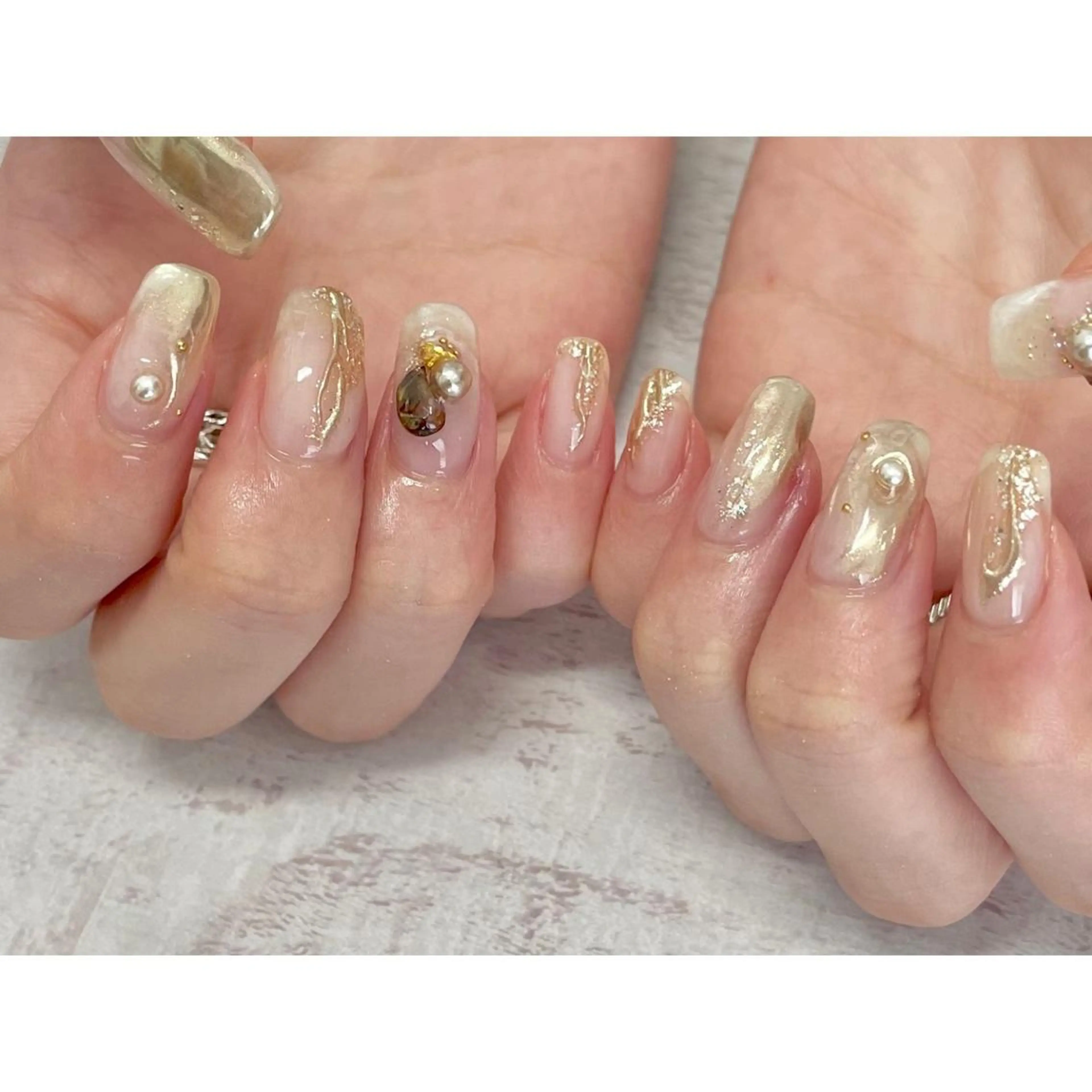 ネイル 𖡼 yumenoのネイルデザイン