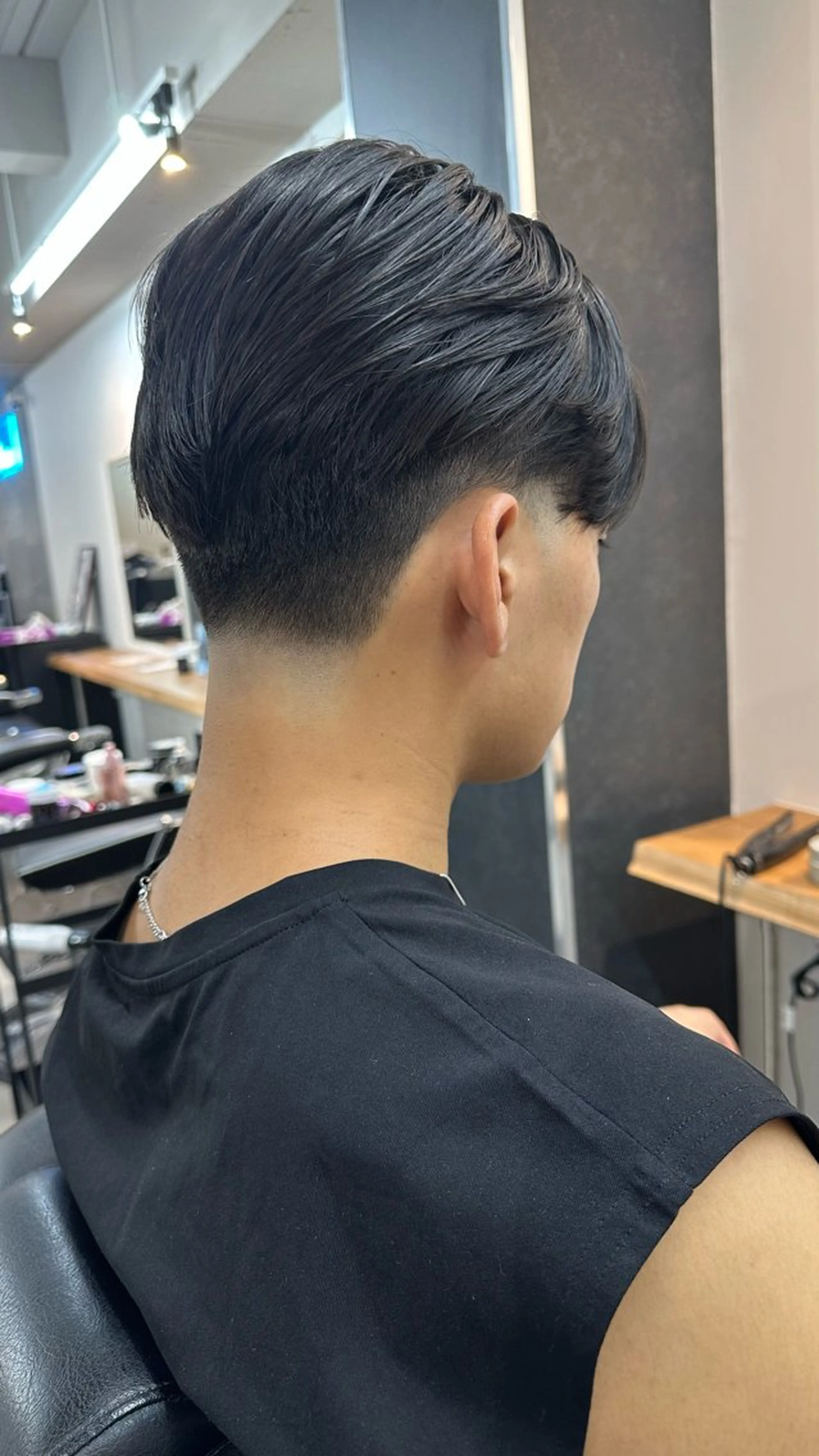 メンズ センターパート 浅岡律喜 /メンズ/フェードのヘアスタイル