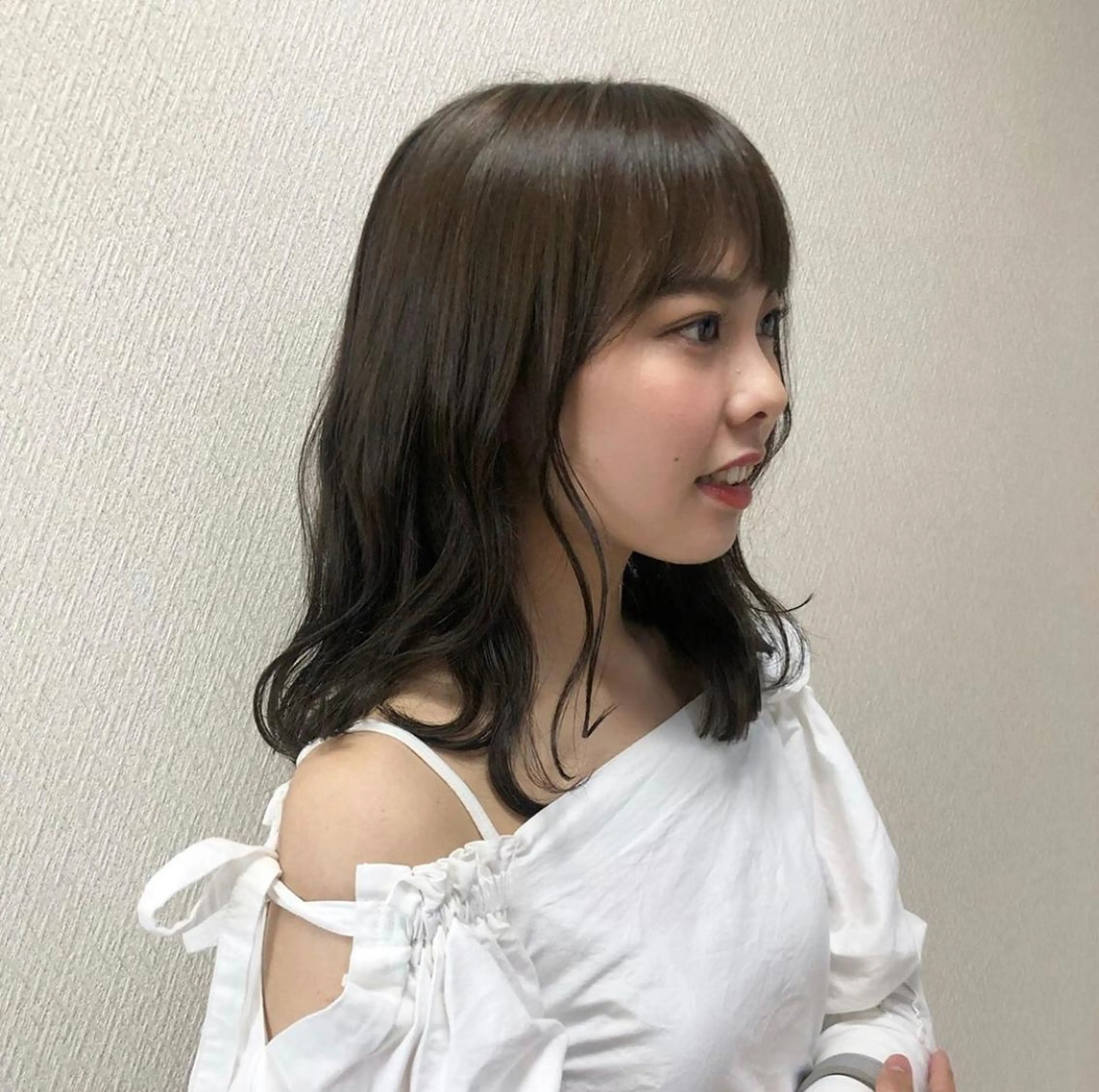 ミディアム カラー アディクシーカラー アッシュ ベージュカラー グレージュ カーキグレージュ 水野 雪 /パーマ/暖色カラーのヘアスタイル