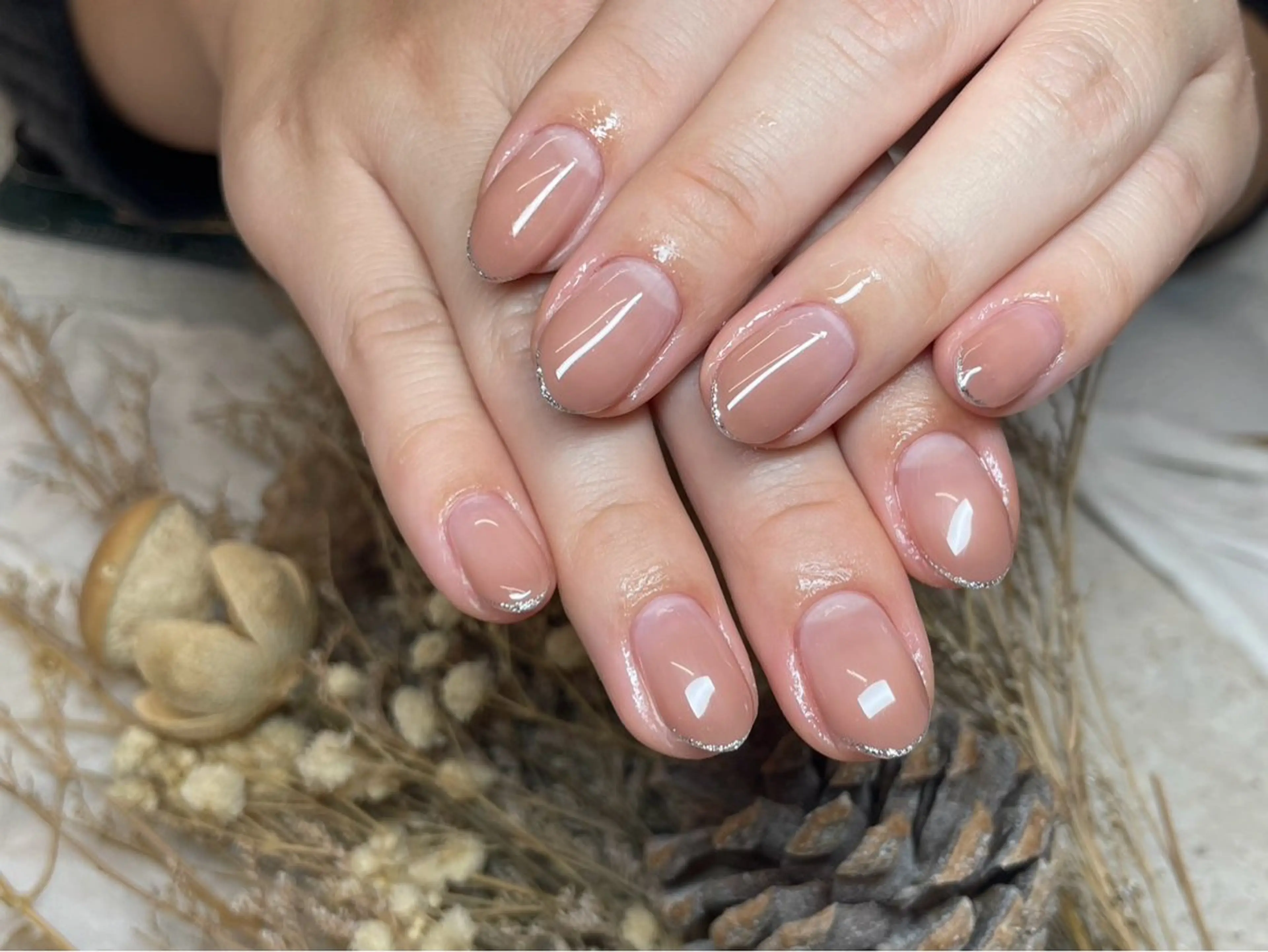 ネイル 長さ出し フラッシュネイル フットネイル ジェルネイル マグネットネイル ハンドネイル エルモサ YURIKAのネイルデザイン