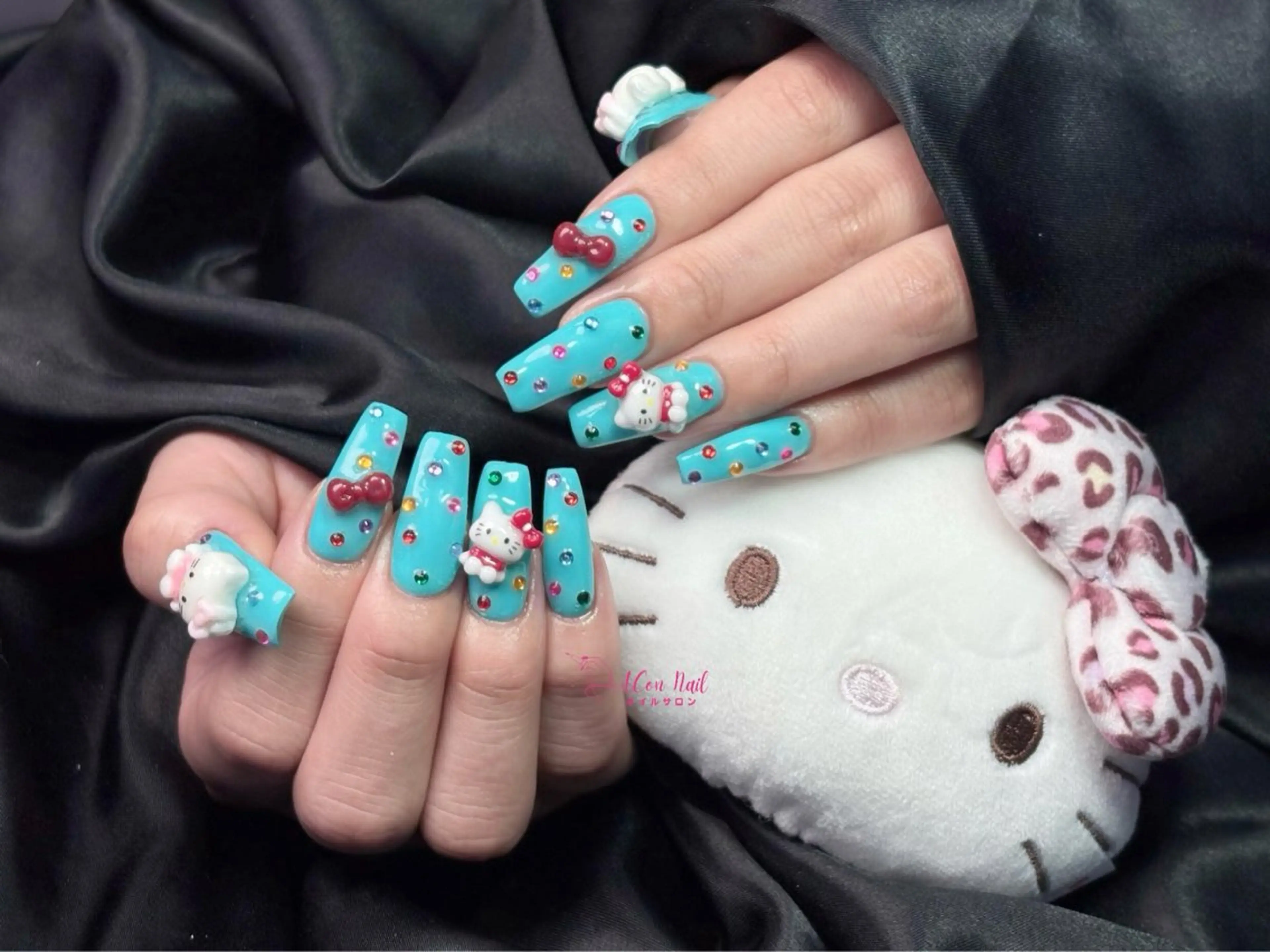 ネイル 桜ネイル 長さ出し フラワーネイル フレンチネイル ジェルネイル ハンドネイル AConNailSalon所属・ACon NailSalonのネイルデザイン