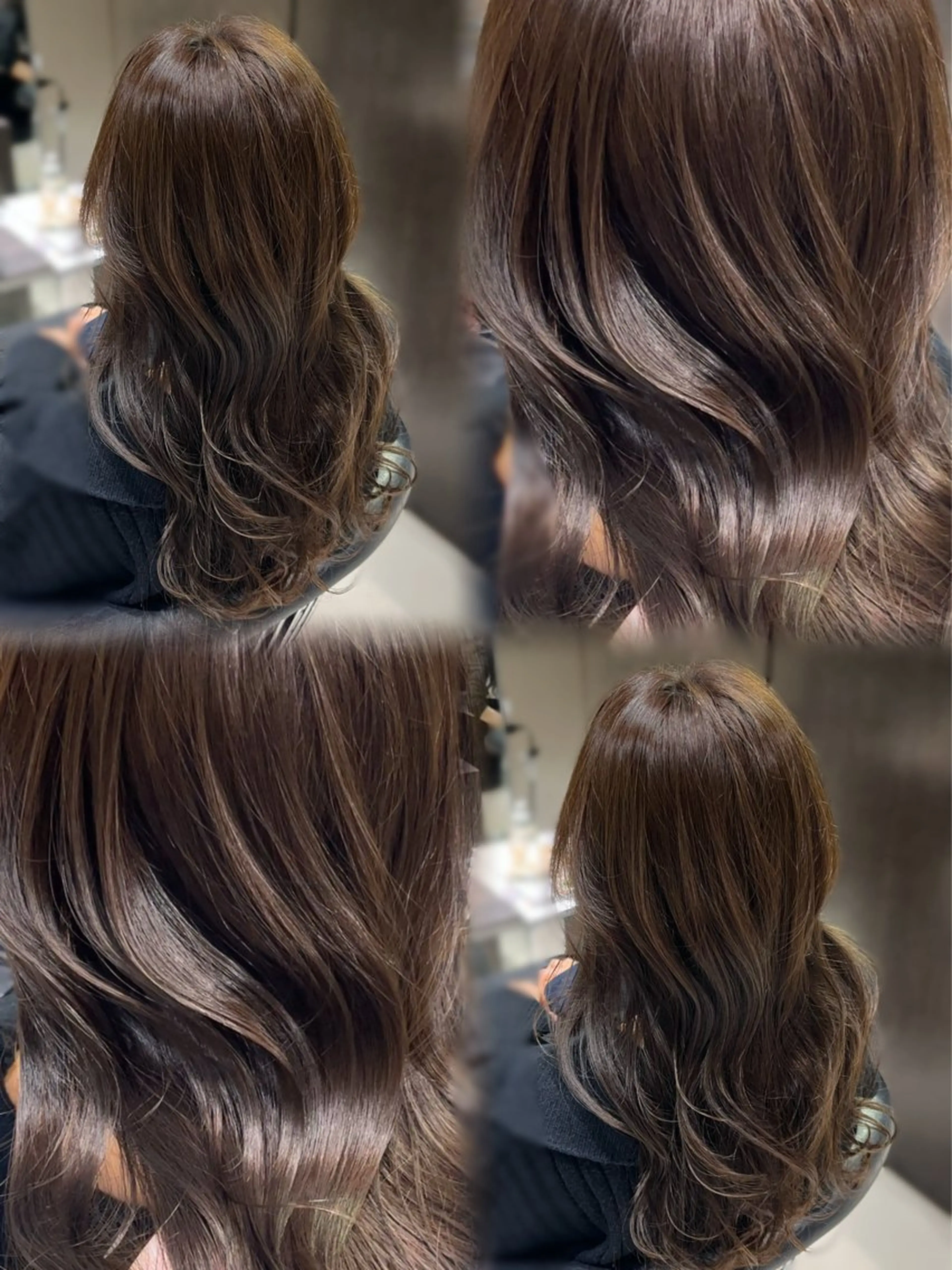 ロング カット ヘアカラー トリートメント レイヤー×艶髪🤎. 𝜗𝜚hitomiのヘアスタイル