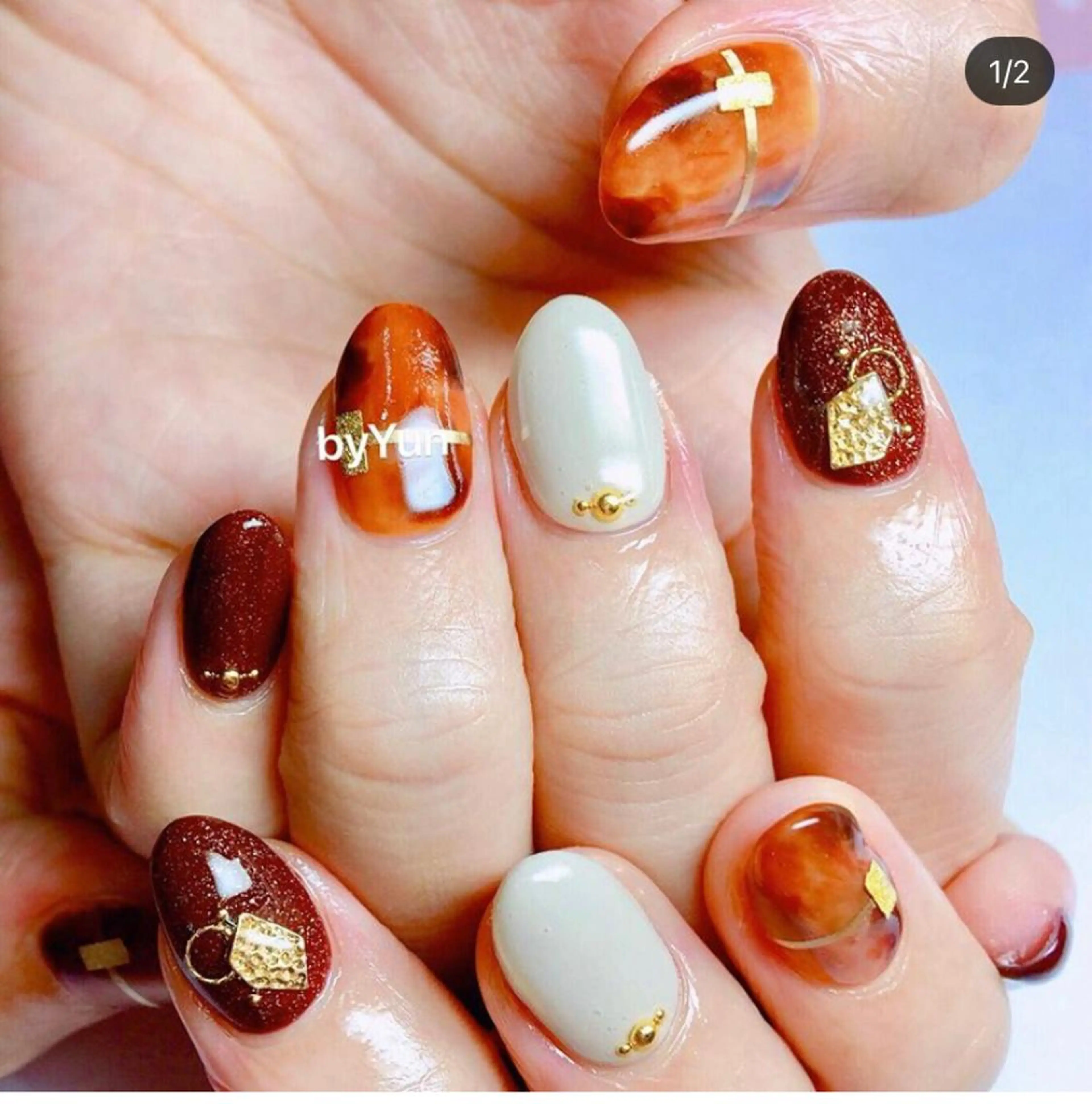 ネイル ハンドネイル JINI NAIL所属・ジニ ネイルのネイルデザイン