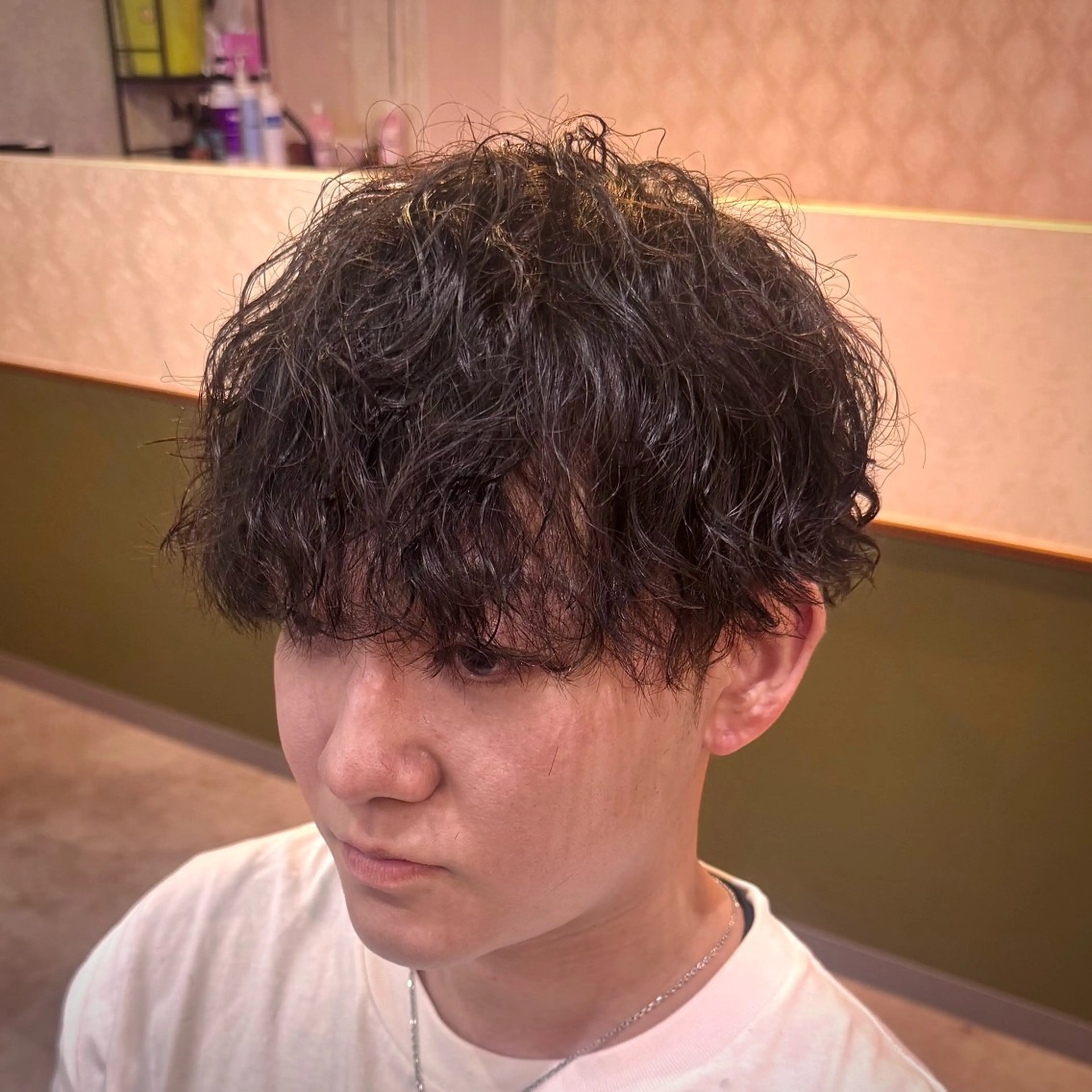 ショート パーマ メンズ メンズパーマ ツイストスパイラルパーマ スパイラルパーマ カット パーマ GLADMAN'S CUT CLUB 立川所属・立川メンズカット/ メンズパーマ💈三上のヘアスタイル