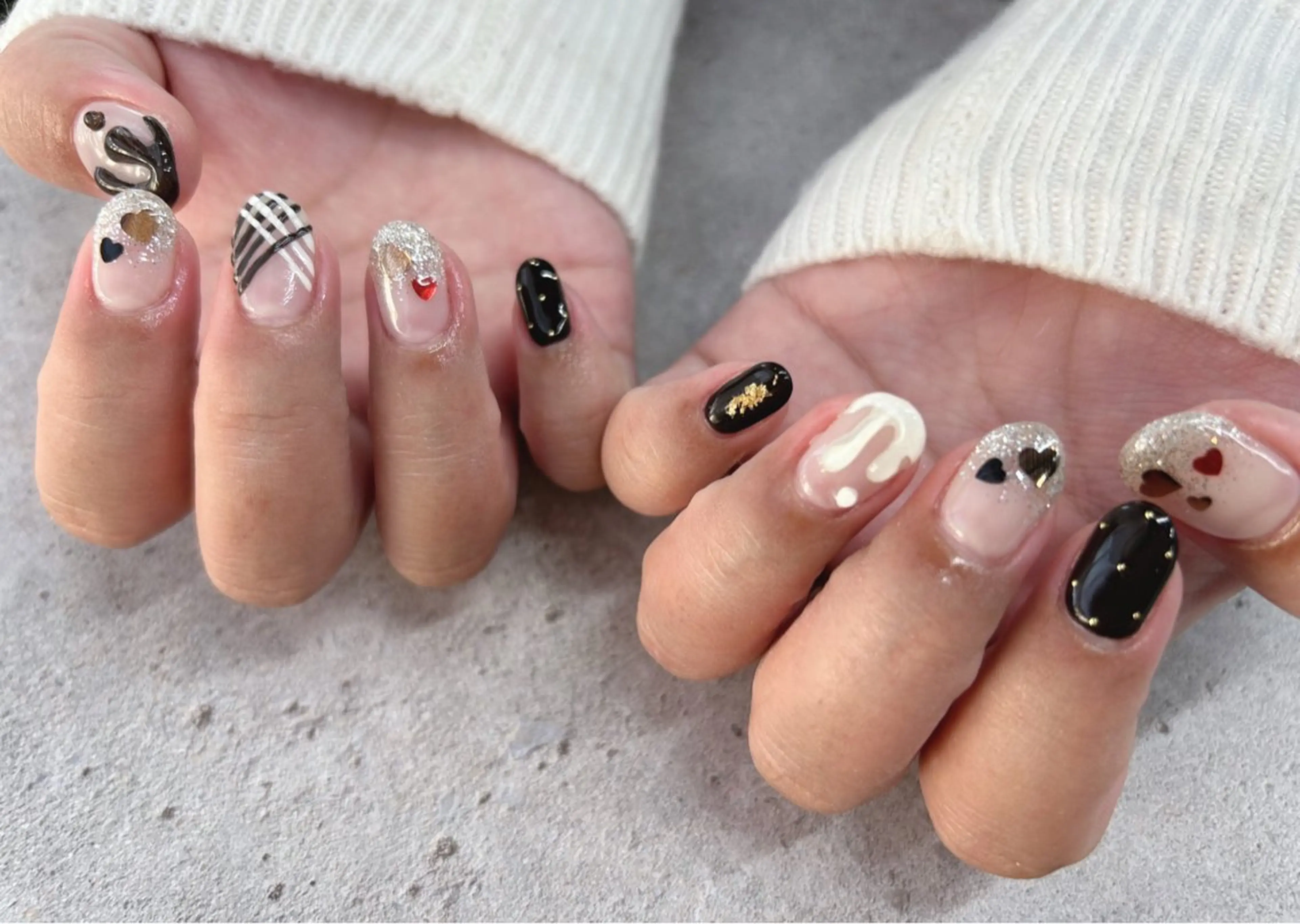 ネイル バレンタイン ハンドネイル Nail Salon agré所属・agré ネイルサロン　アグレのネイルデザイン