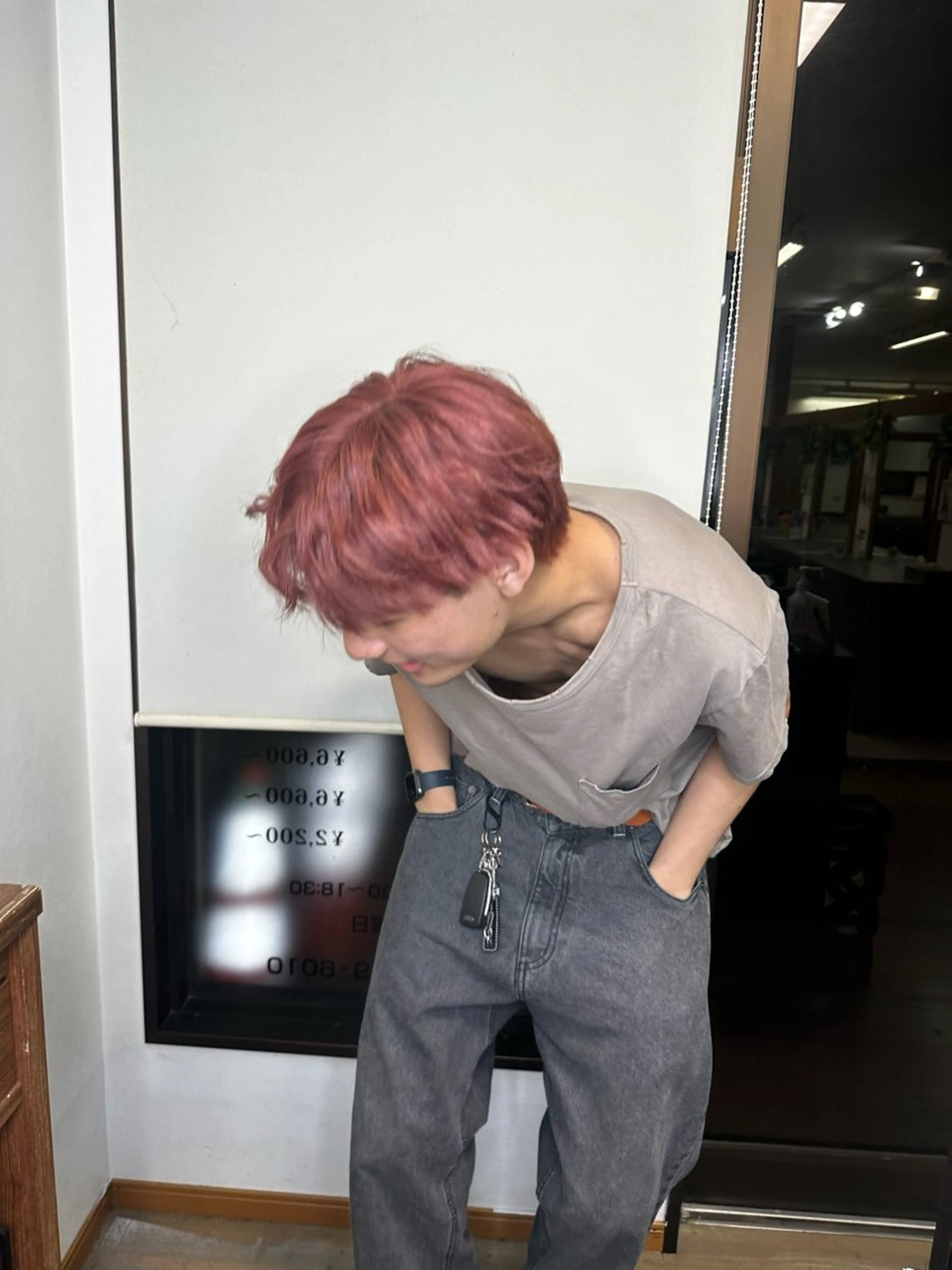 カラー メンズ カット ヘアカラー トリートメント peg.hair所属・ブリーチカラー🫧 森　凪沙のヘアスタイル