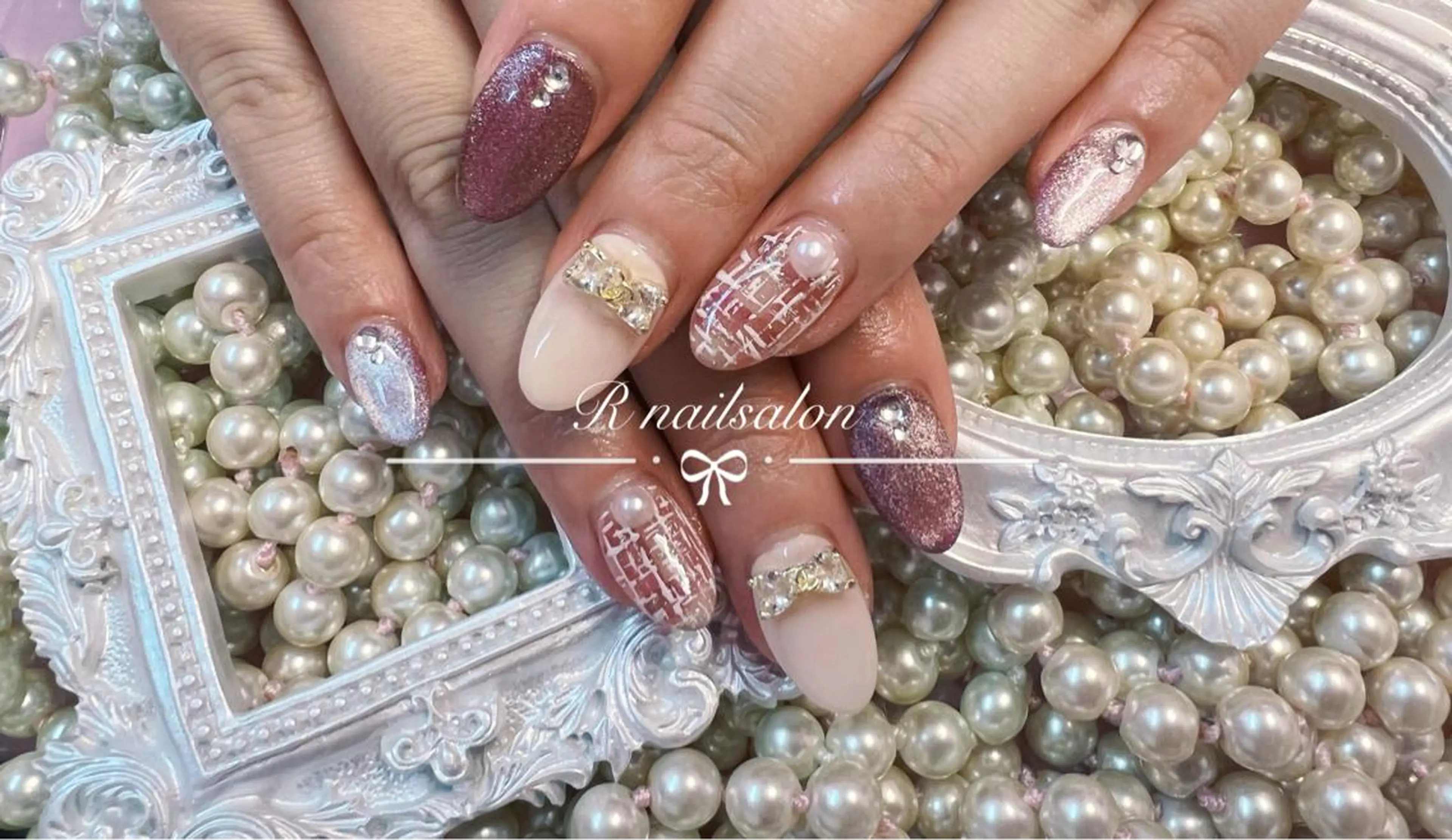 セミロング R NAILSALONのネイルデザイン