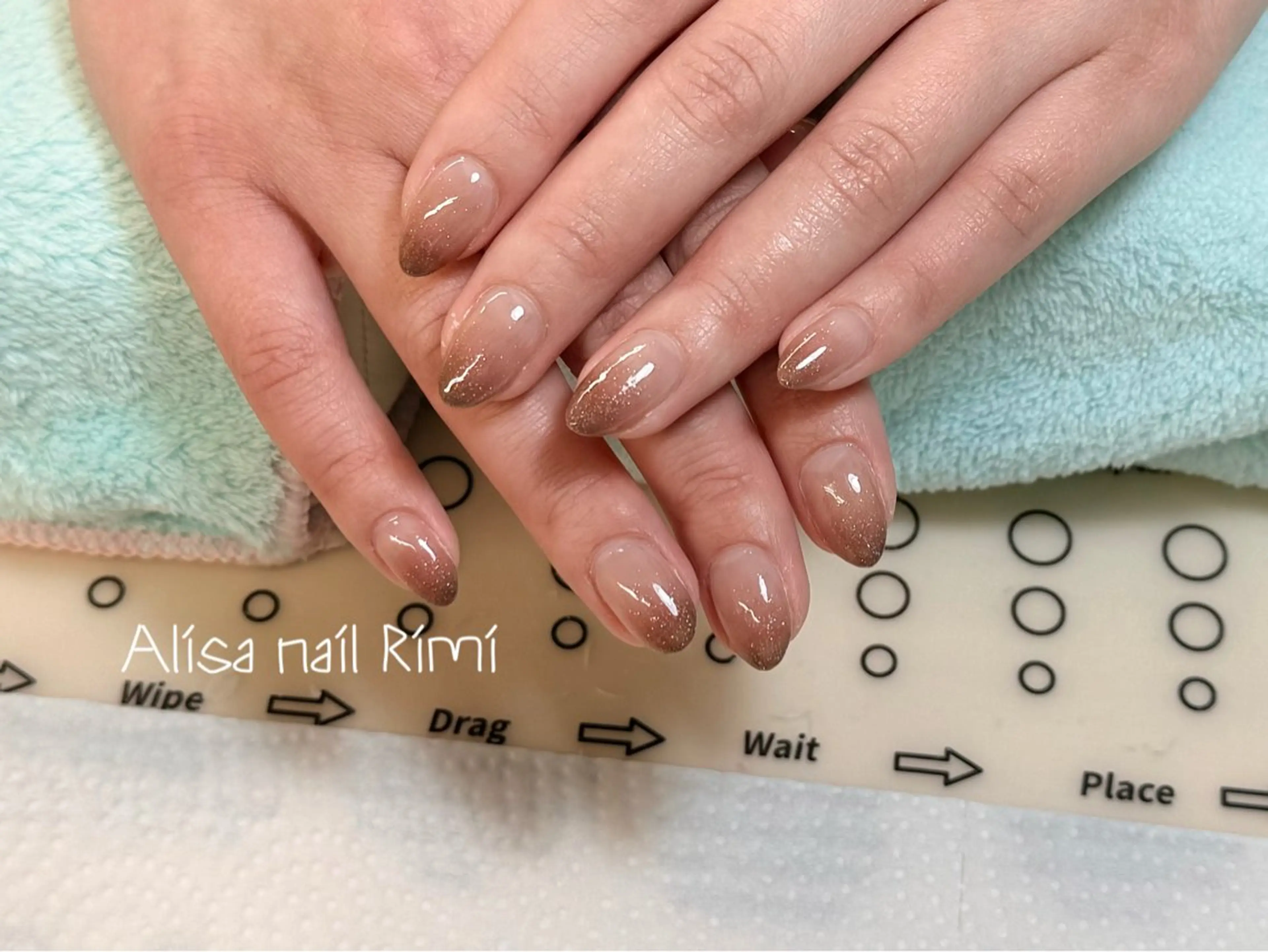 【バンド】ラメグラデーション☆オフなしの写真