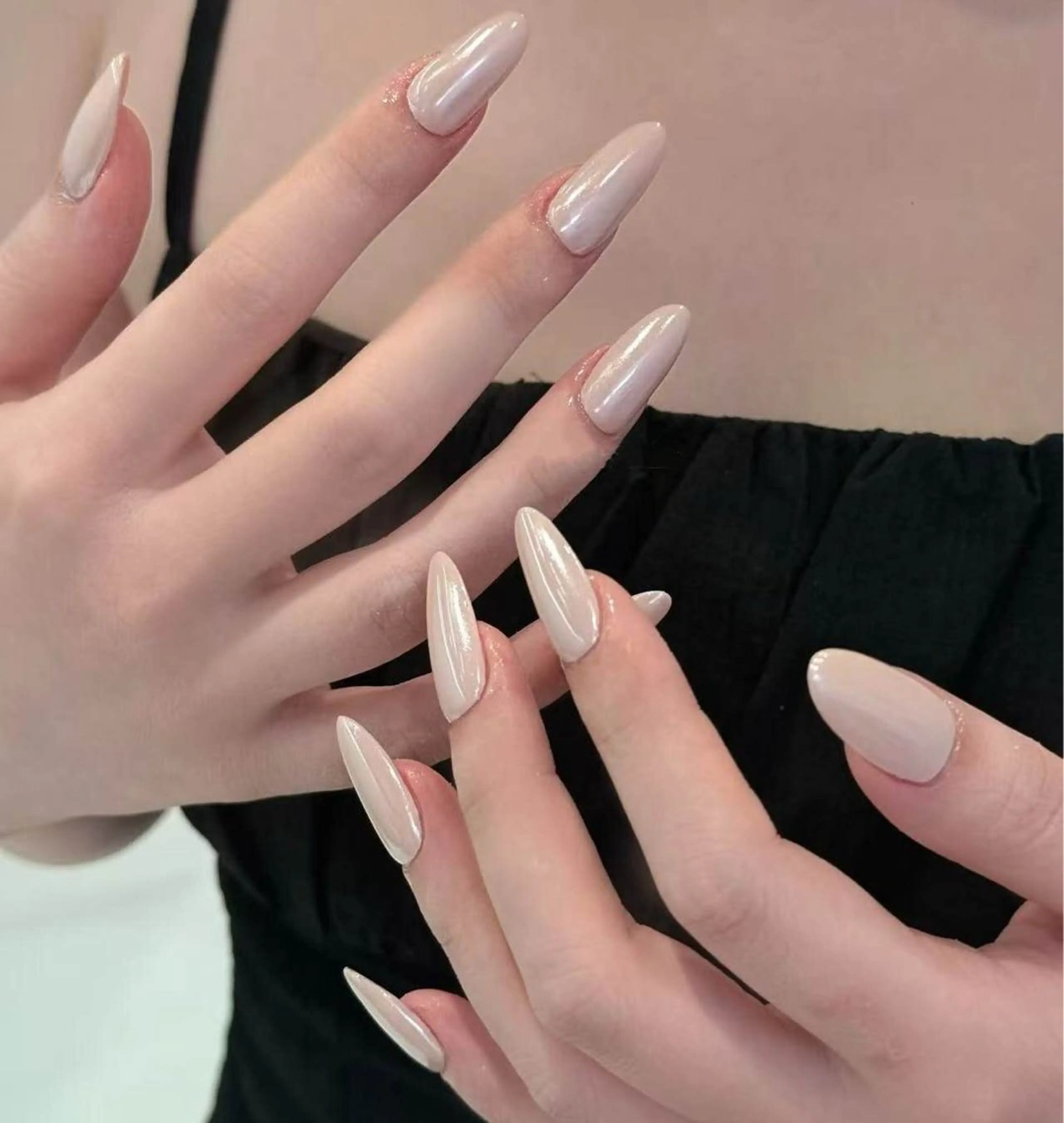 ネイル オーロラネイル フラワーネイル フットネイル フレンチネイル ジェルネイル ハンドネイル BabyYouMi nailのネイルデザイン