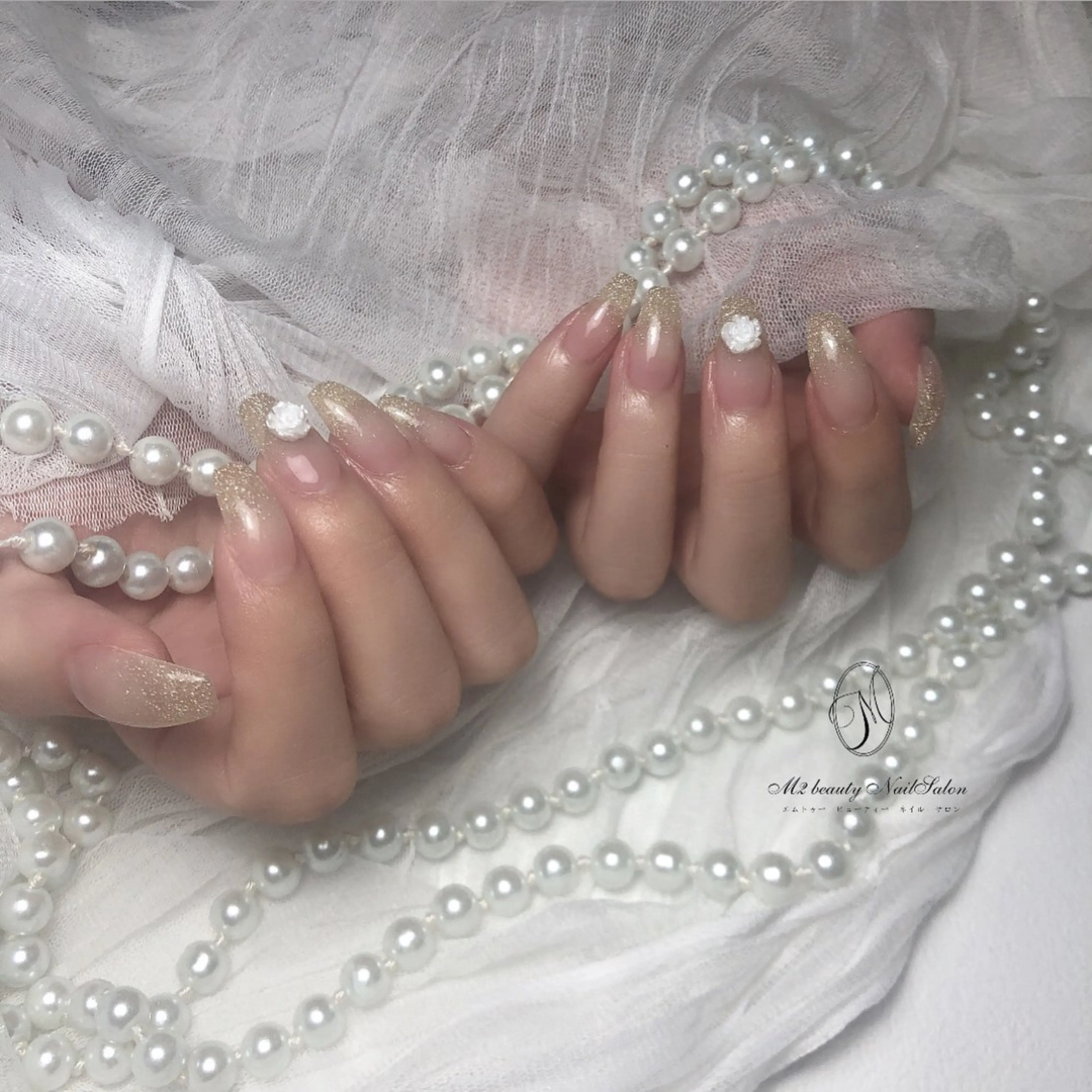 ネイル 長さ出し ジェルネイル パラジェル スカルプネイル ネイルチップ ハンドネイル M2 beauty Nankaのネイルデザイン