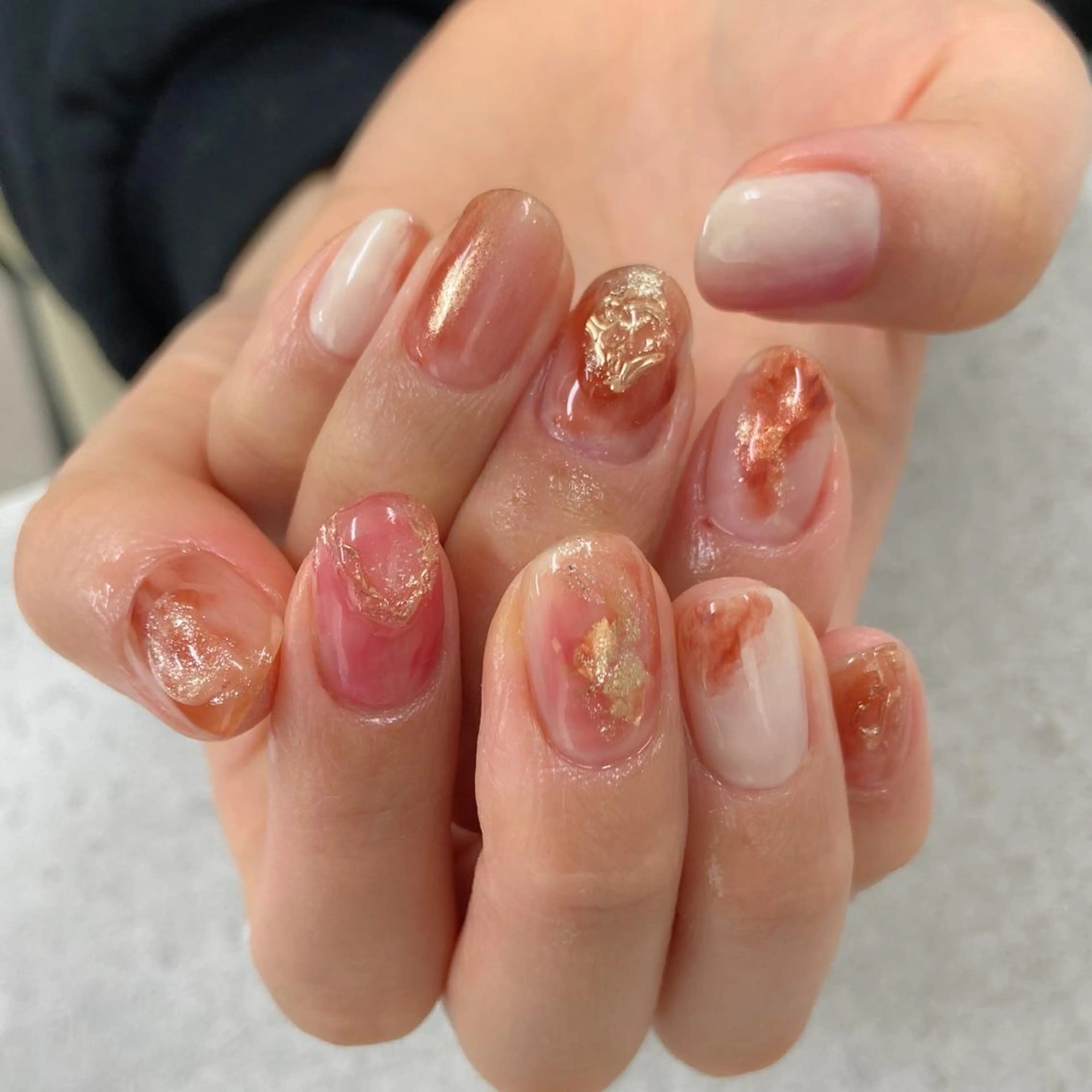 ネイル ハンドネイル 黒沢 直子のネイルデザイン