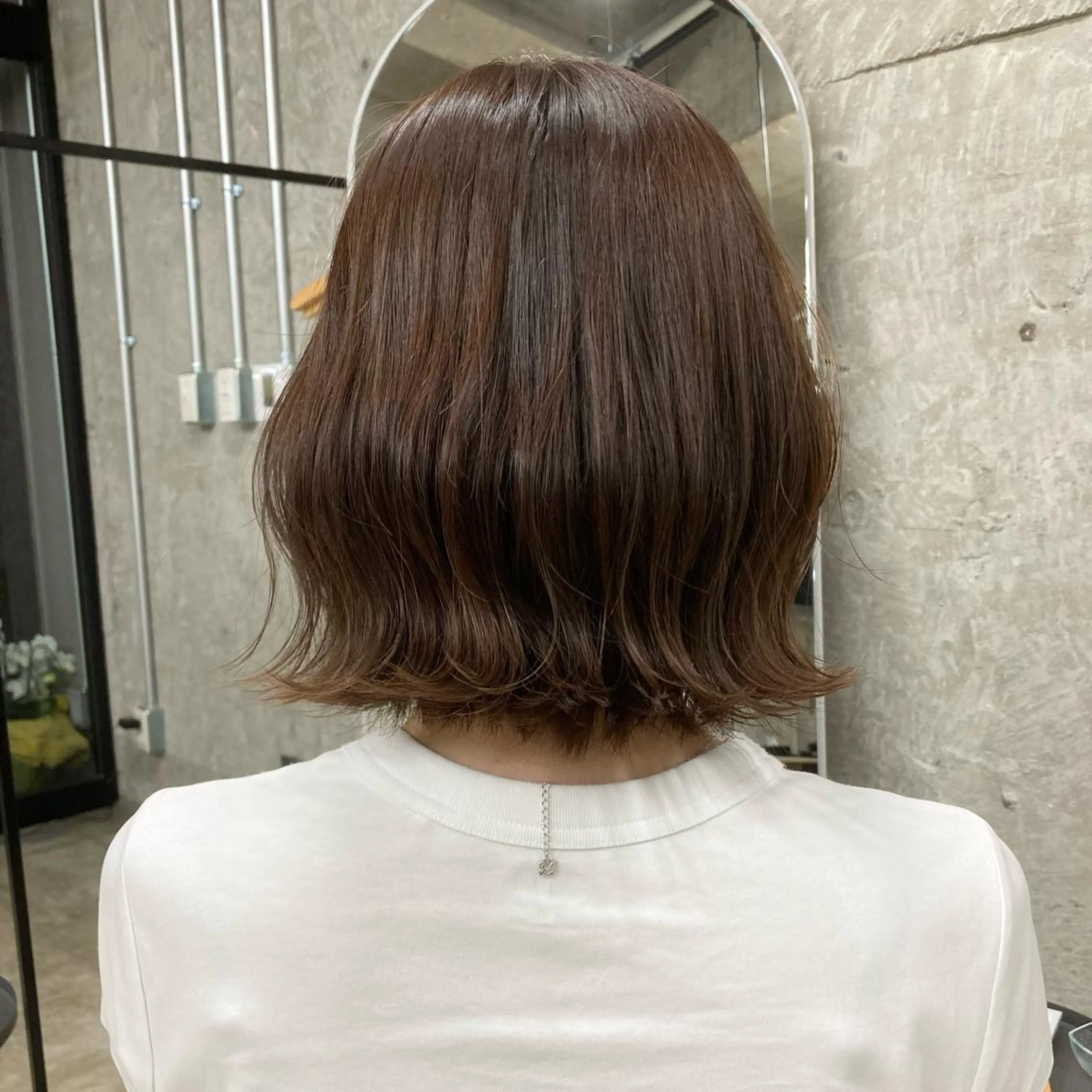 ショート カラー 🟢ウルフ/スパイラ ルパーマ/大西🟢のヘアスタイル