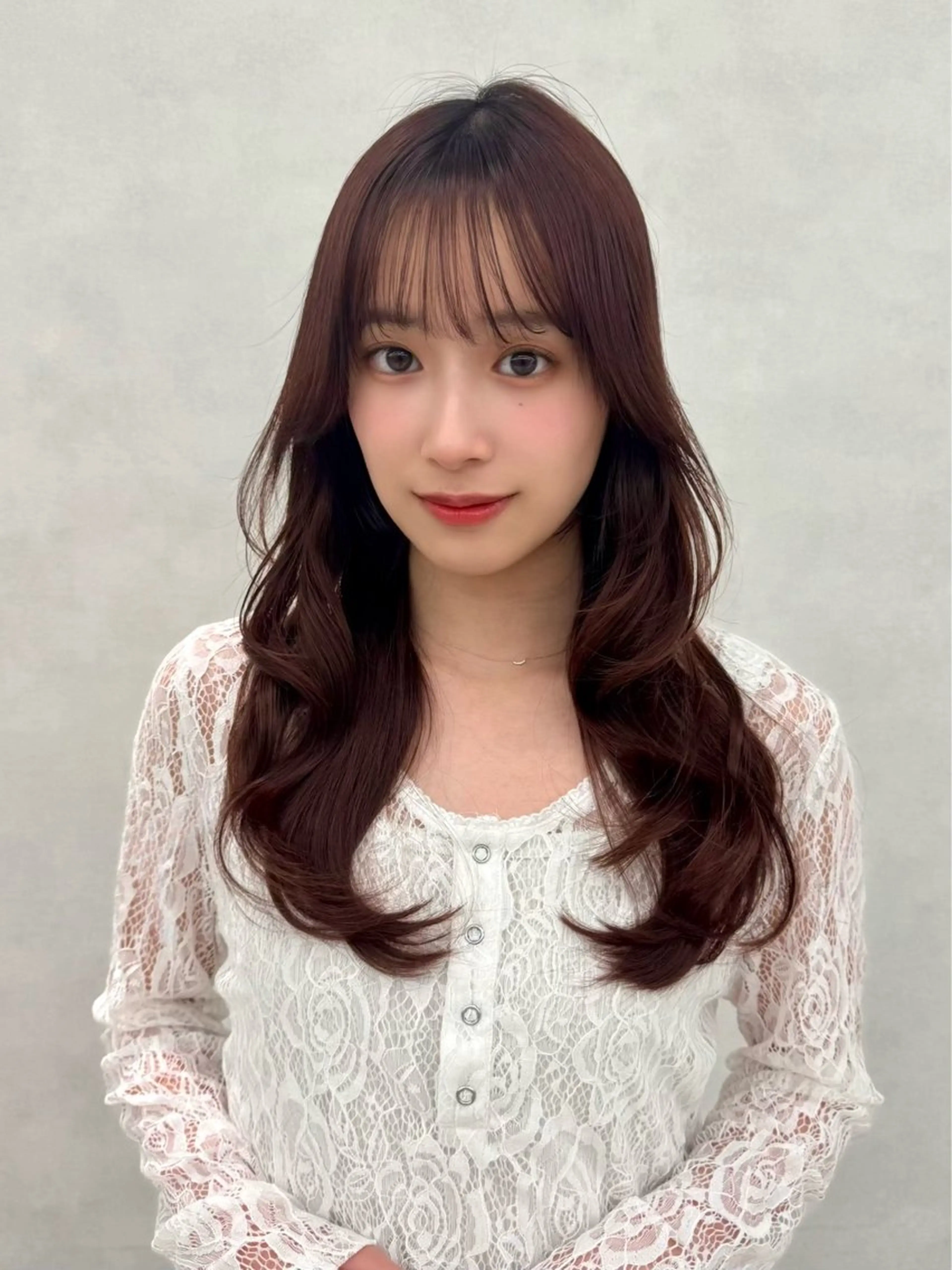 ロング 顔周り🇰🇷韓国 レイヤー/いづみ💞のヘアスタイル