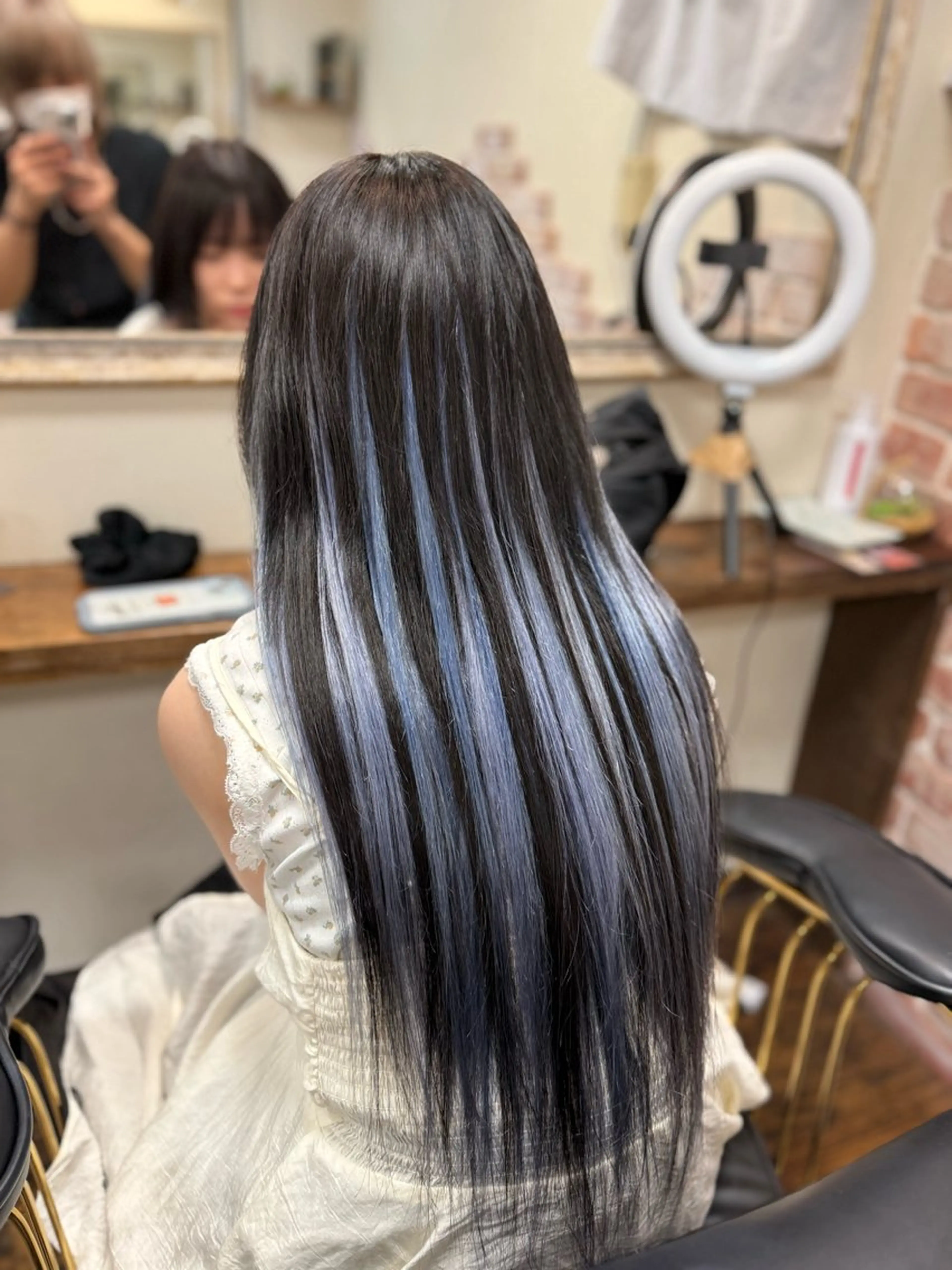 ロング カラー エクステ 🐺新宿manabu カットモデル募集中のヘアスタイル