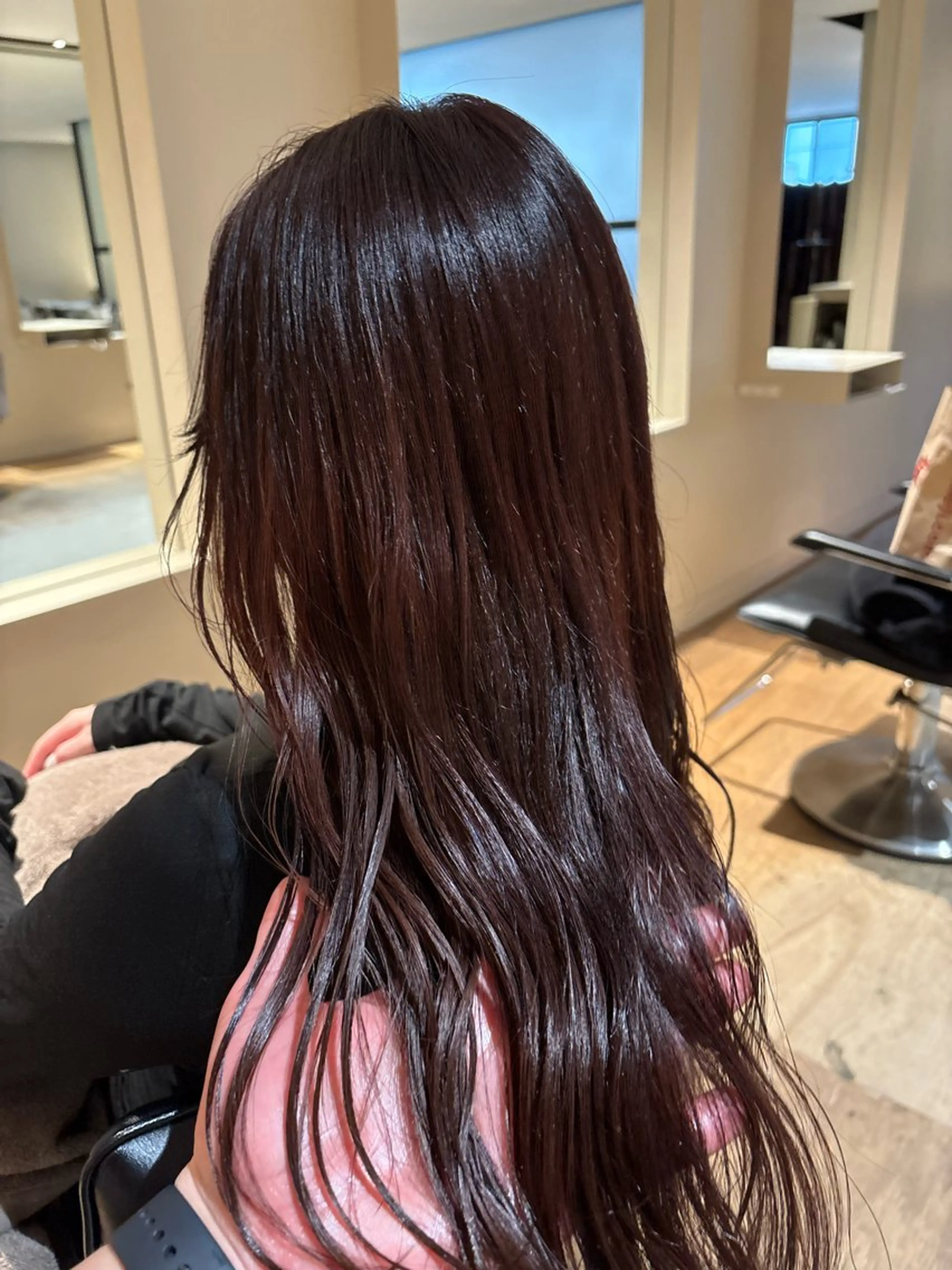 セミロング カット ヘアカラー トリートメント 北尾 斗唯のヘアスタイル