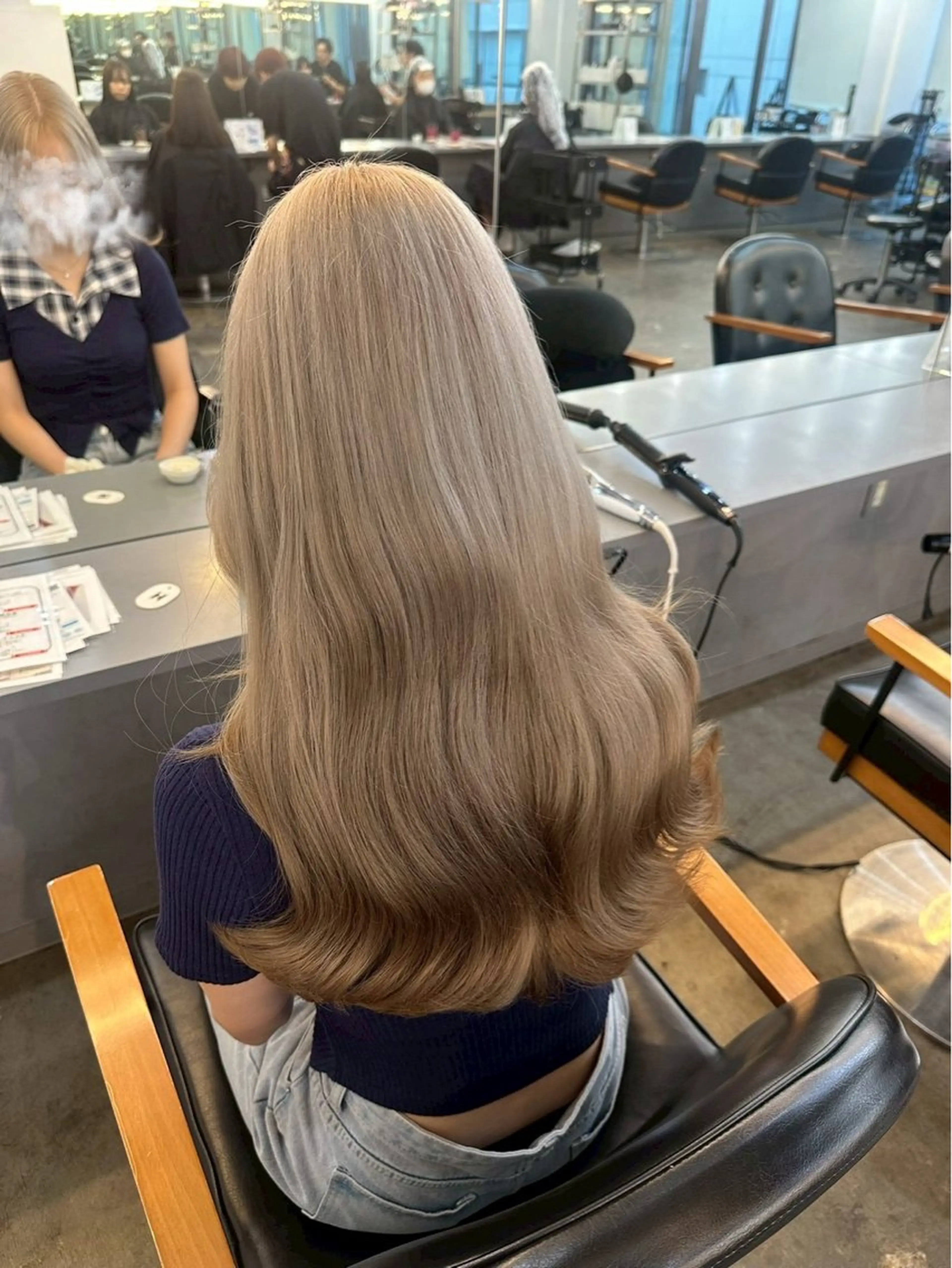 ロング カラー ブリーチ/ハイトーン ボブ🐥HIYORIのヘアスタイル