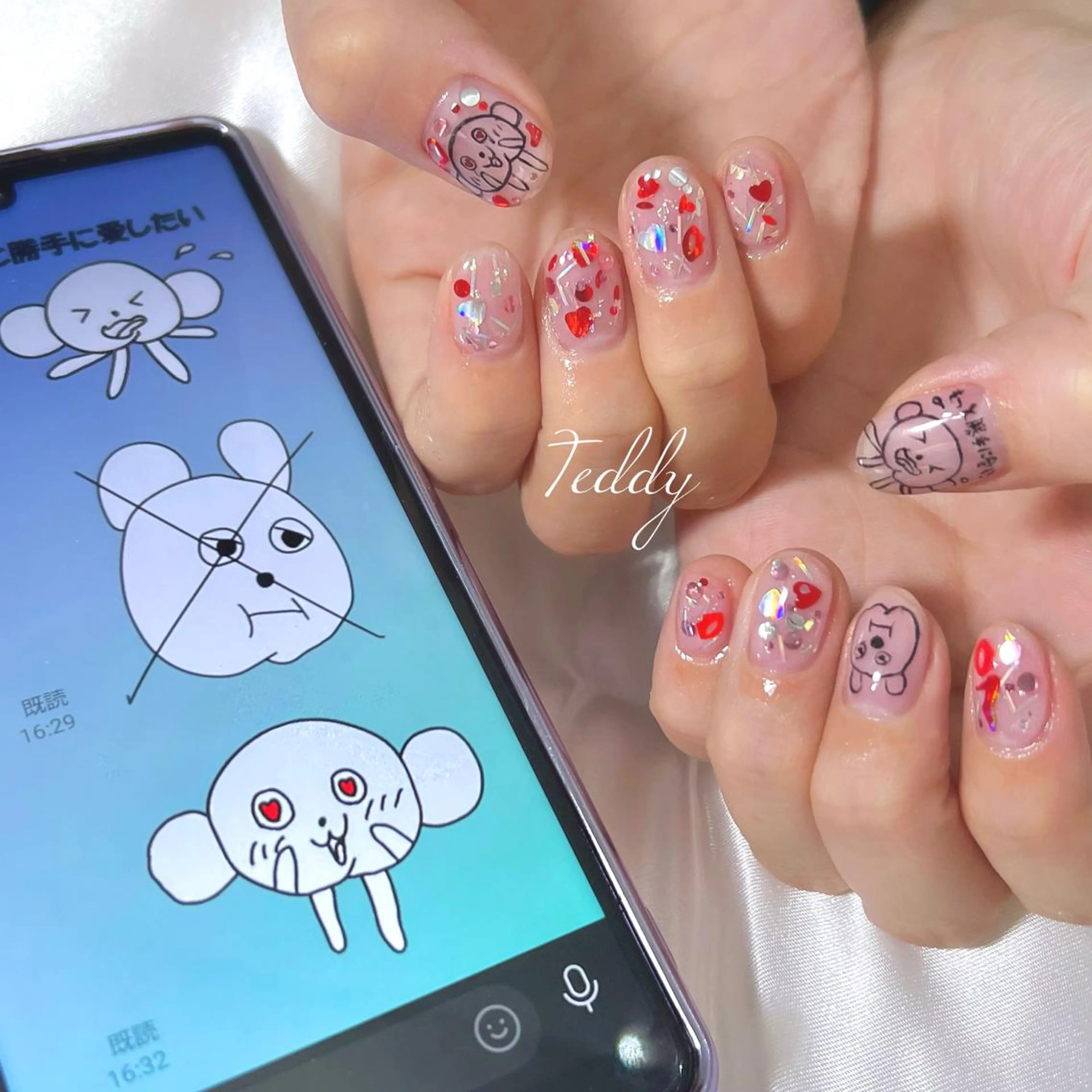 ネイル ハンドネイル ERINA ♥のネイルデザイン