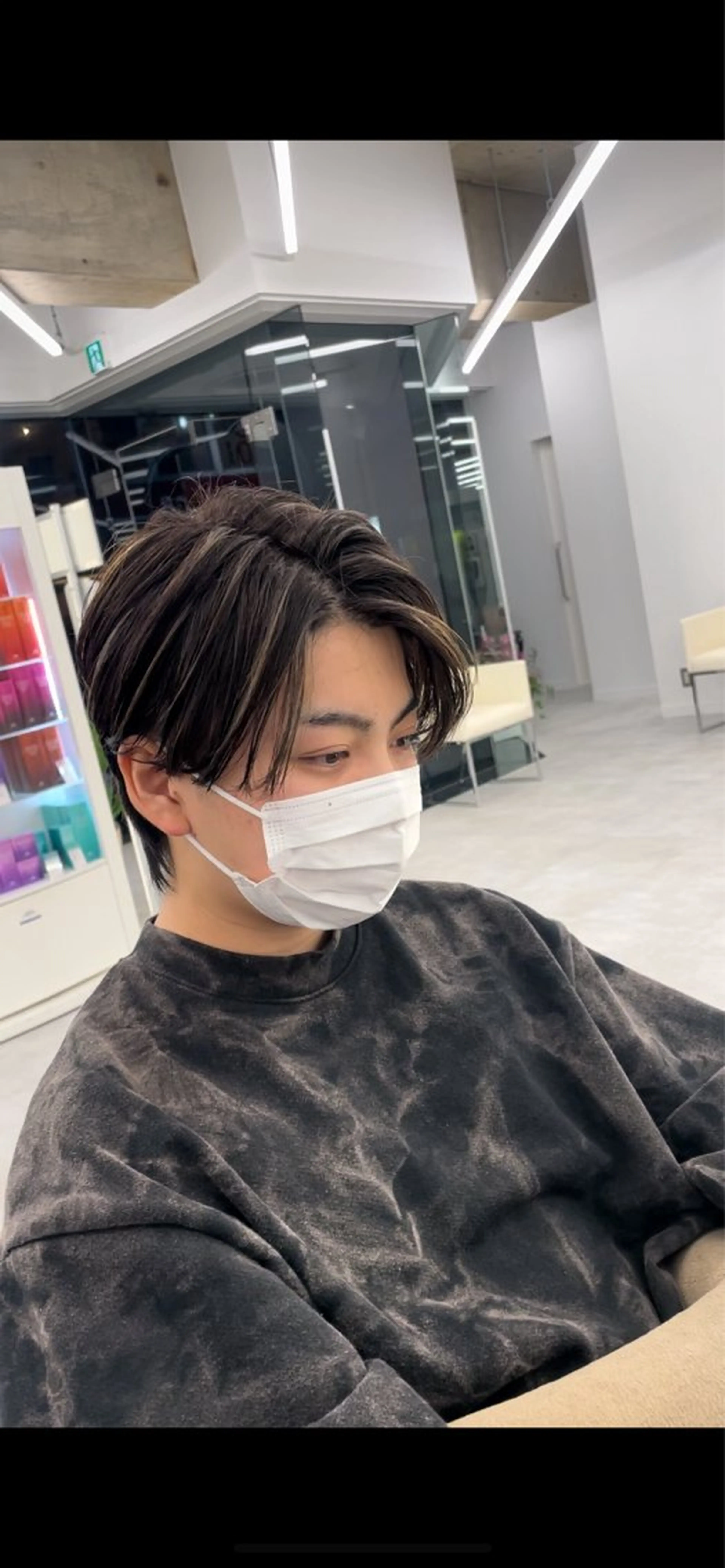 カラー メンズ メンズハイライト ハイライトカラー 森龍馬 メンズ専門美容師のヘアスタイル