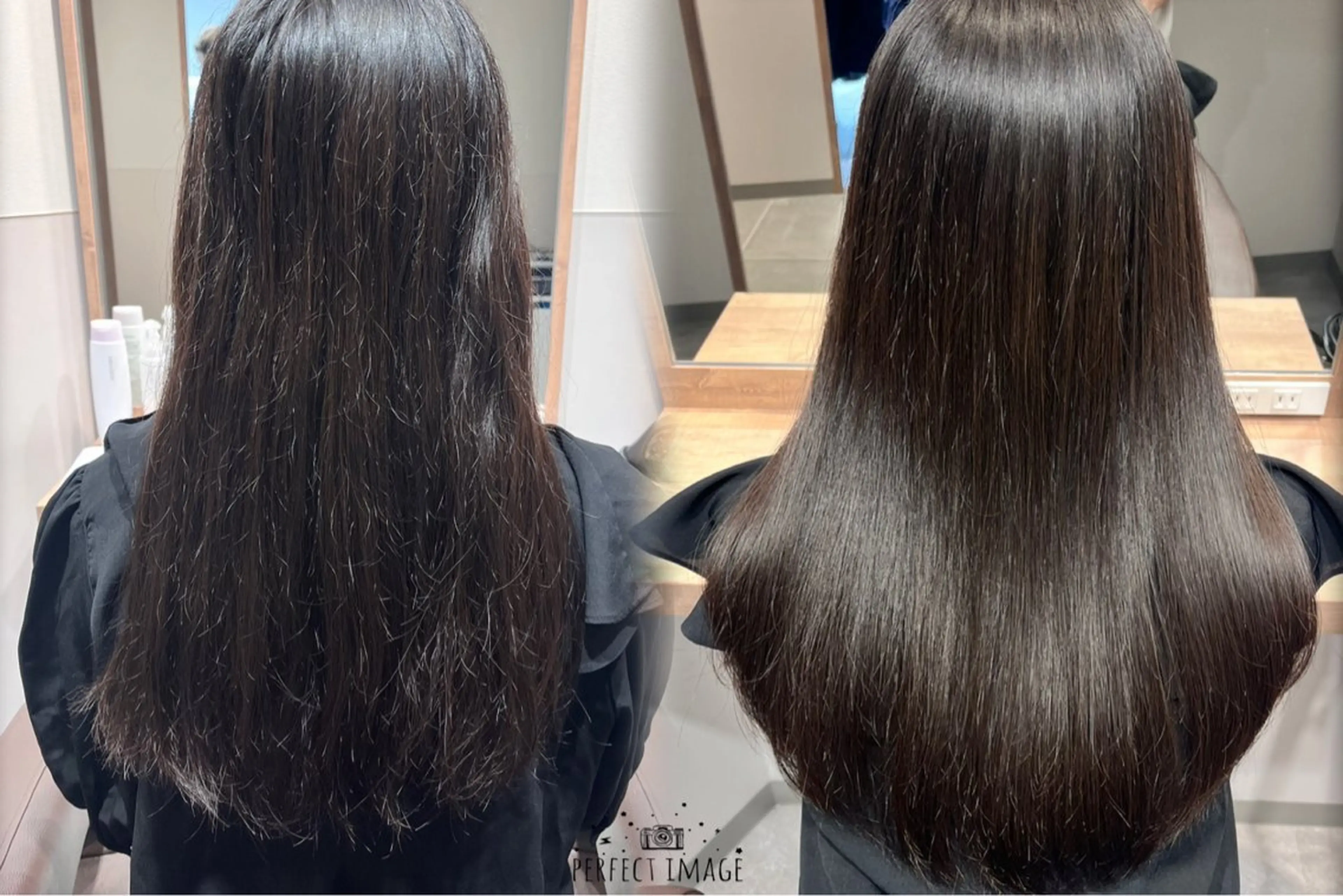 セミロング カット 縮毛矯正 トリートメント SALOWIN神戸三宮店所属・【美髪を叶える】中谷 彰宏(アキ)のヘアスタイル