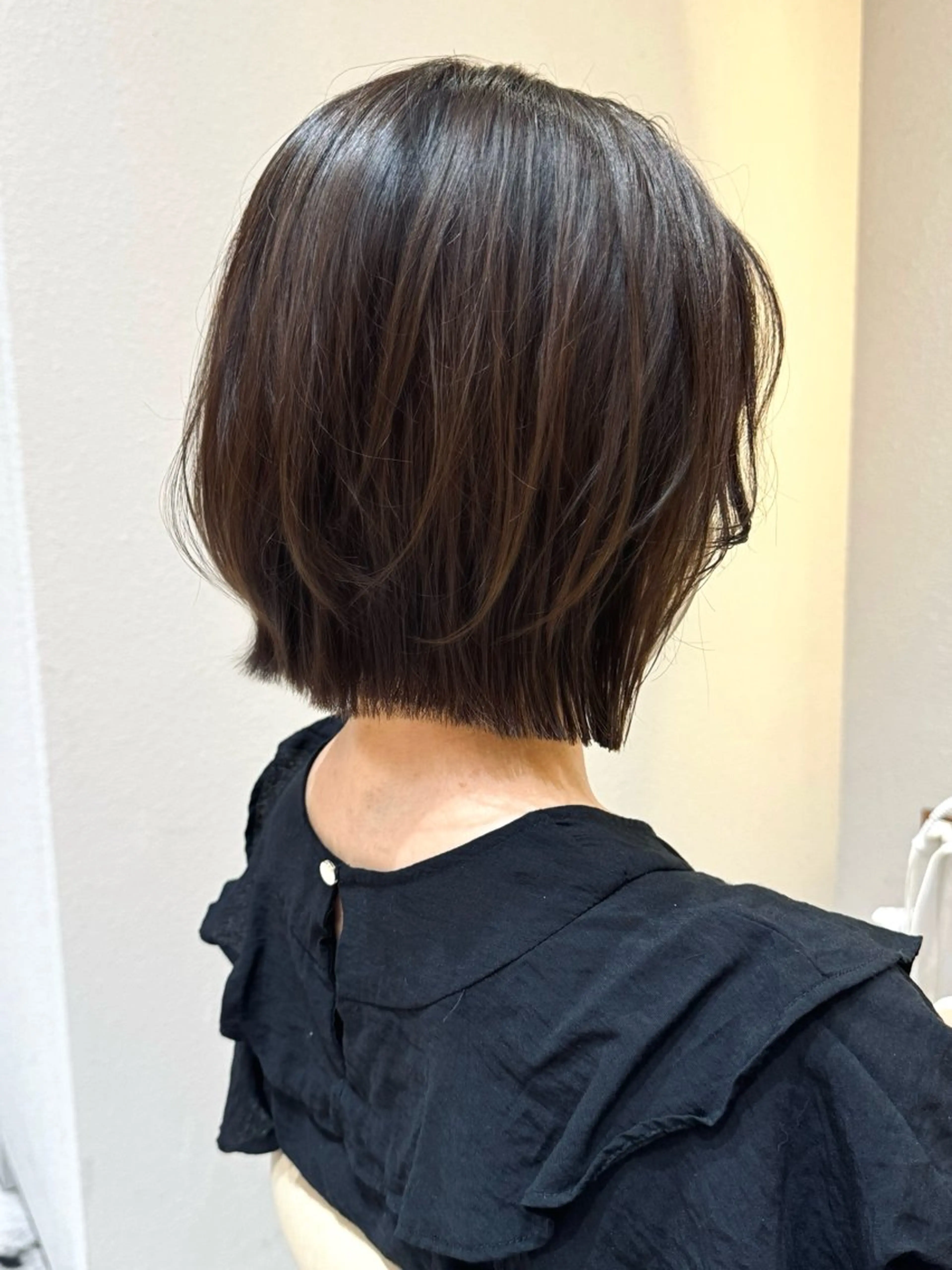 ミディアム カット ヘアカラー トリートメント 🩵縮毛矯正・ボブ 岩原朋也🩵のヘアスタイル