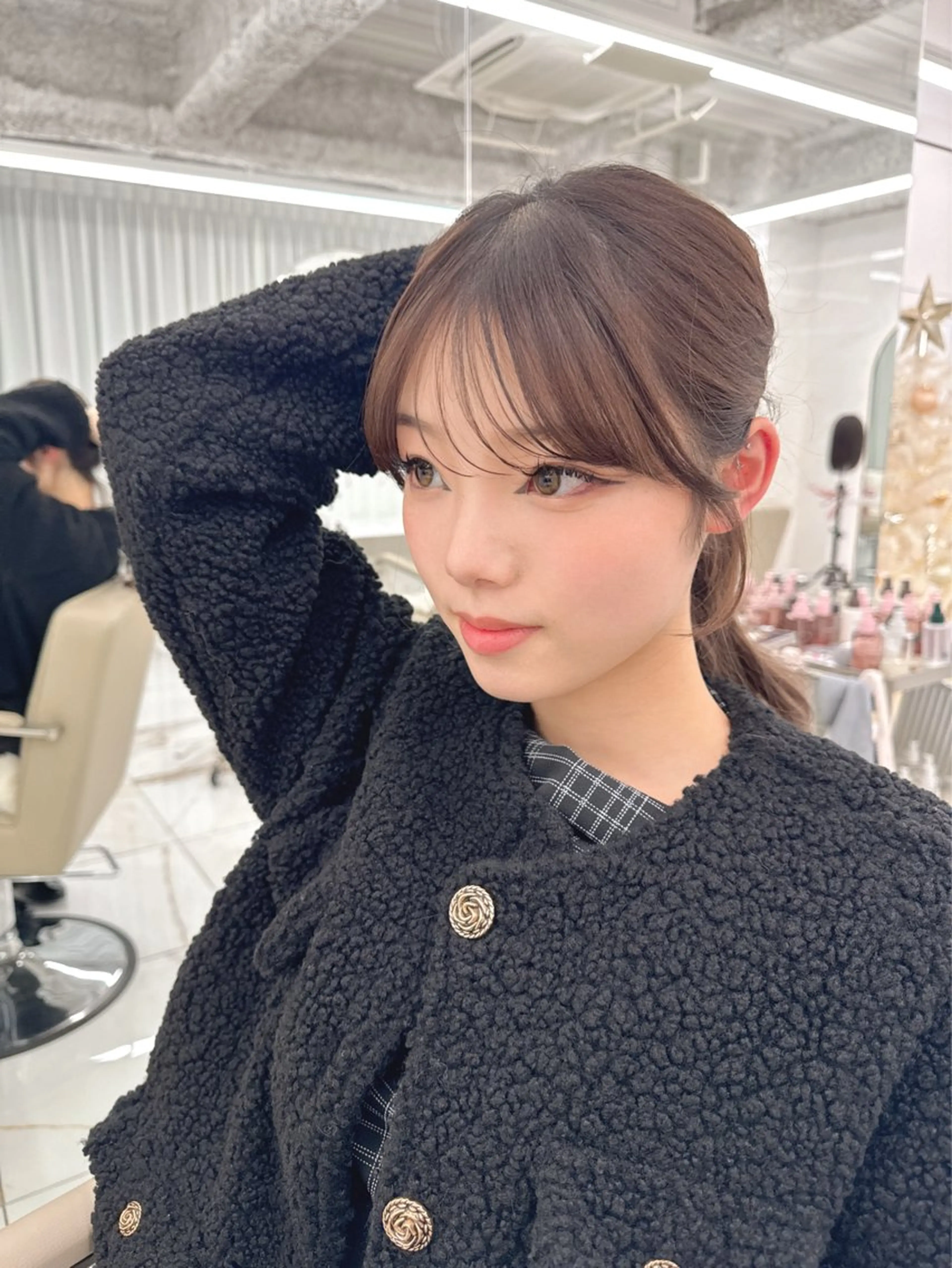 ロング カラー カット ヘアカラー トリートメント kiti SAKAE所属・シュンヤ韓国レイヤー /暖色カラーのヘアスタイル