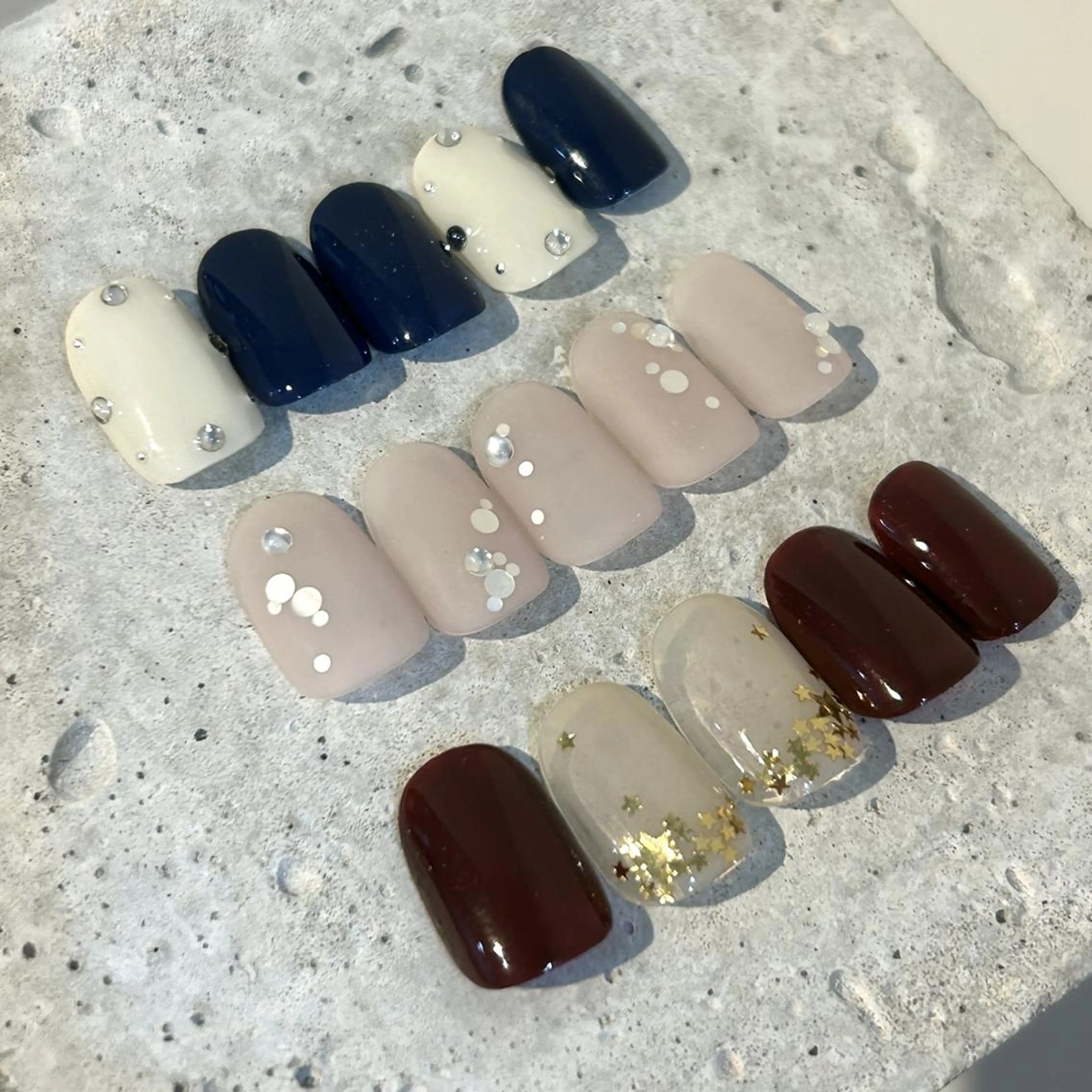 ネイル ニュアンスネイル シンプルネイル 冬ネイル ハンドネイル 大阪/堀江ニュアンス KANONのネイルデザイン