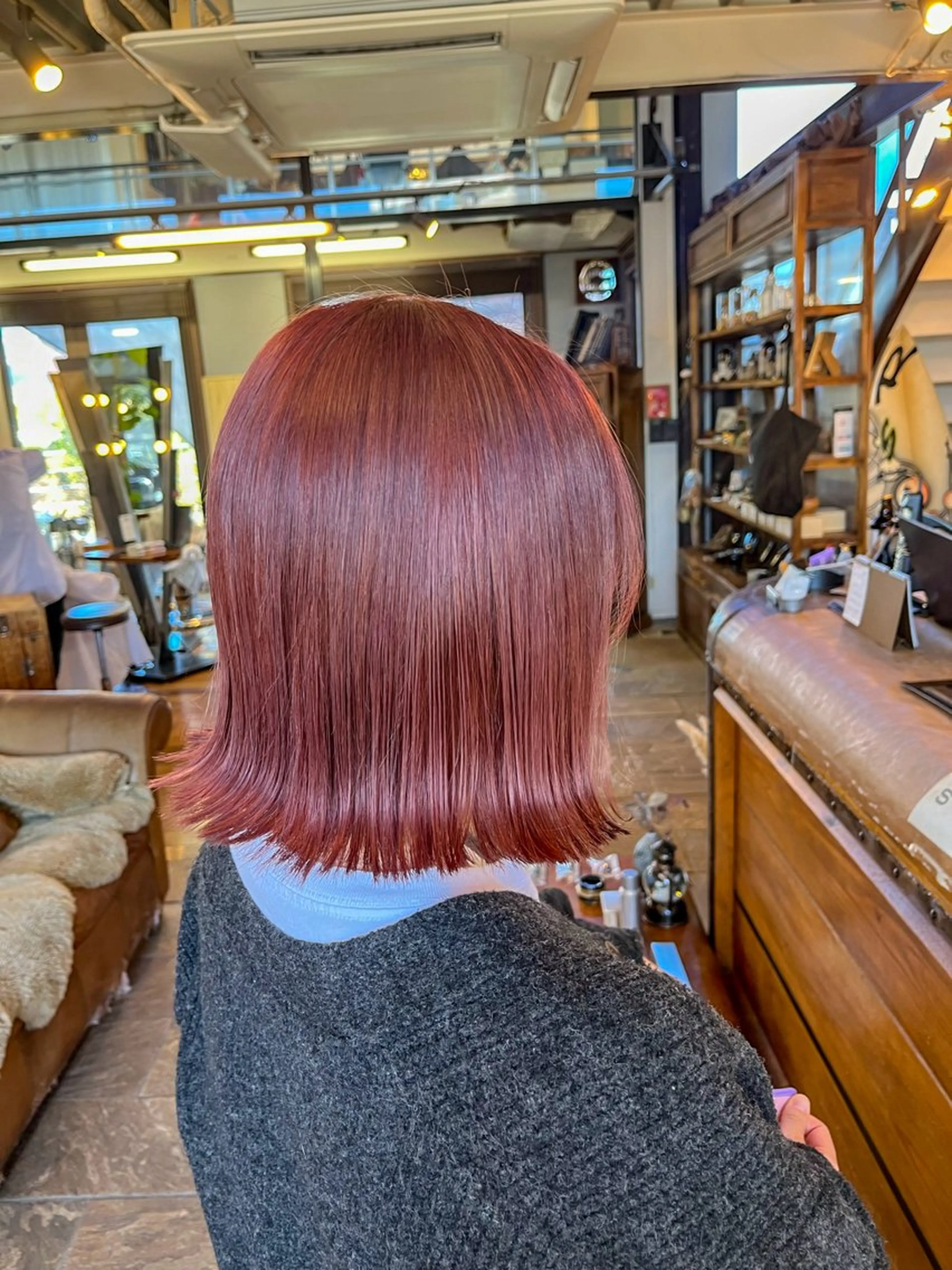 ミディアム カラー カット ヘアカラー トリートメント NAGON STYLE  MICI所属・佐藤 美聡のヘアスタイル