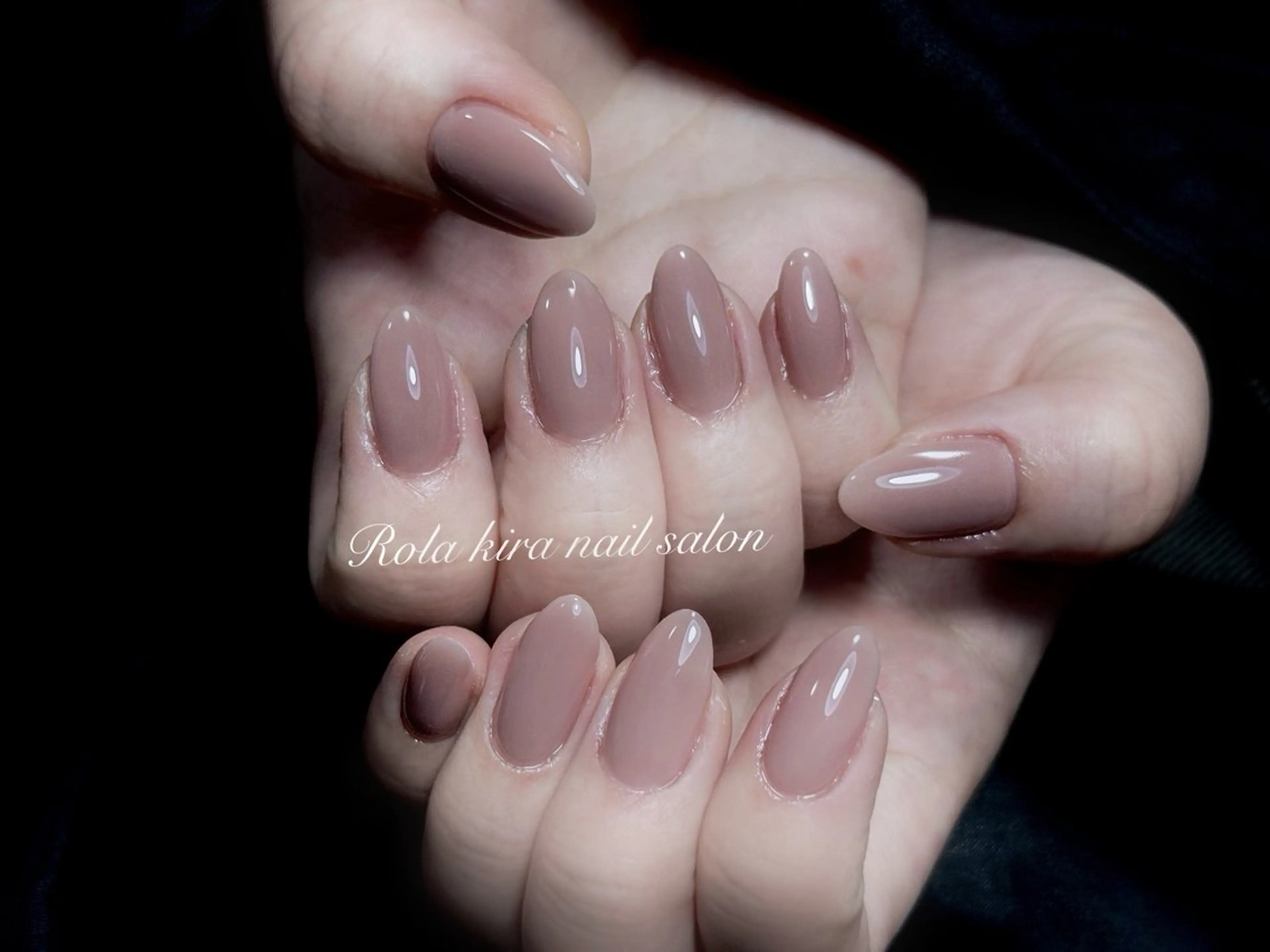 ネイル チークネイル 長さ出し フレンチネイル ジェルネイル 韓国ネイル ハンドネイル Rola kira 麗のネイルデザイン