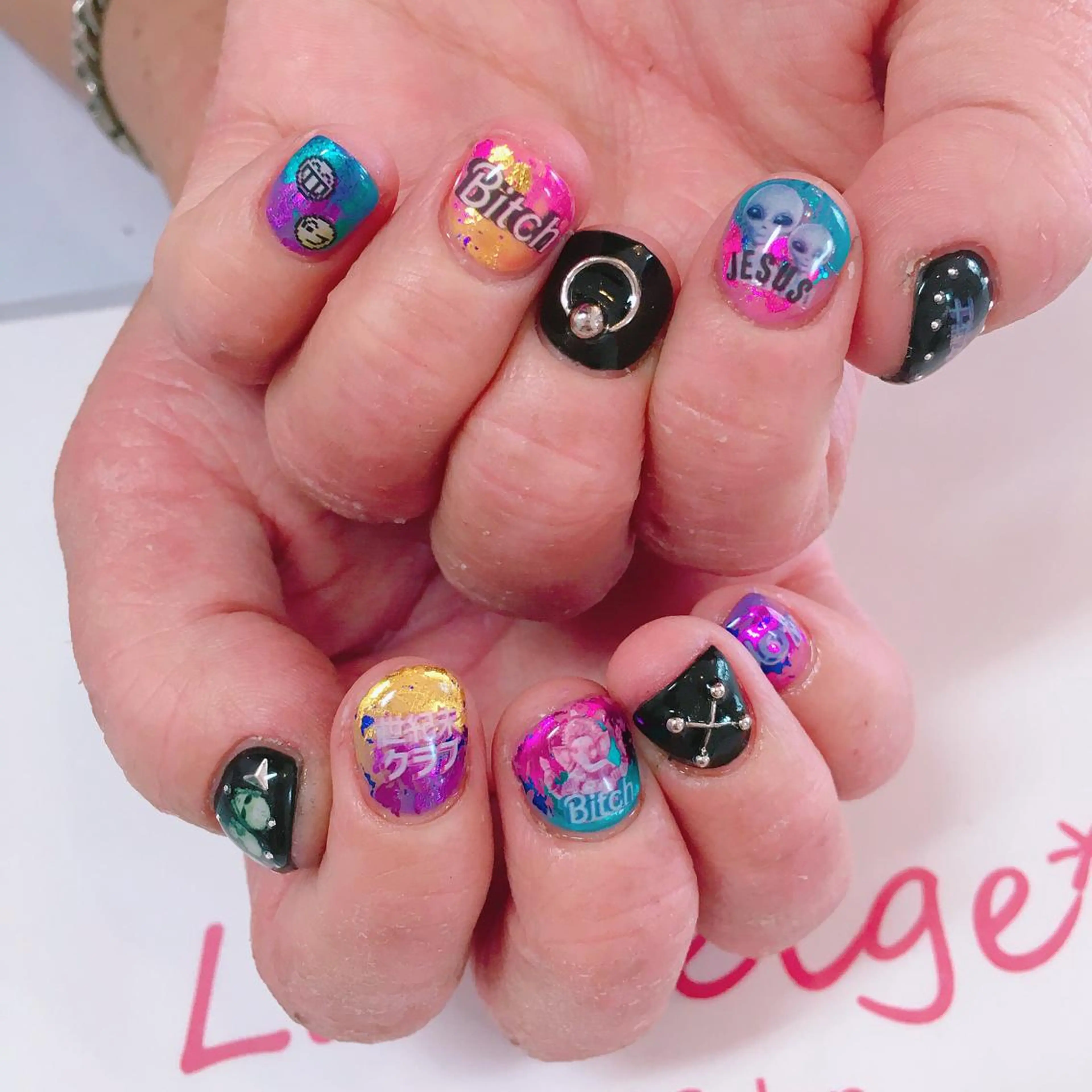 ネイル La neige* yuki 🥯🍑のネイルデザイン