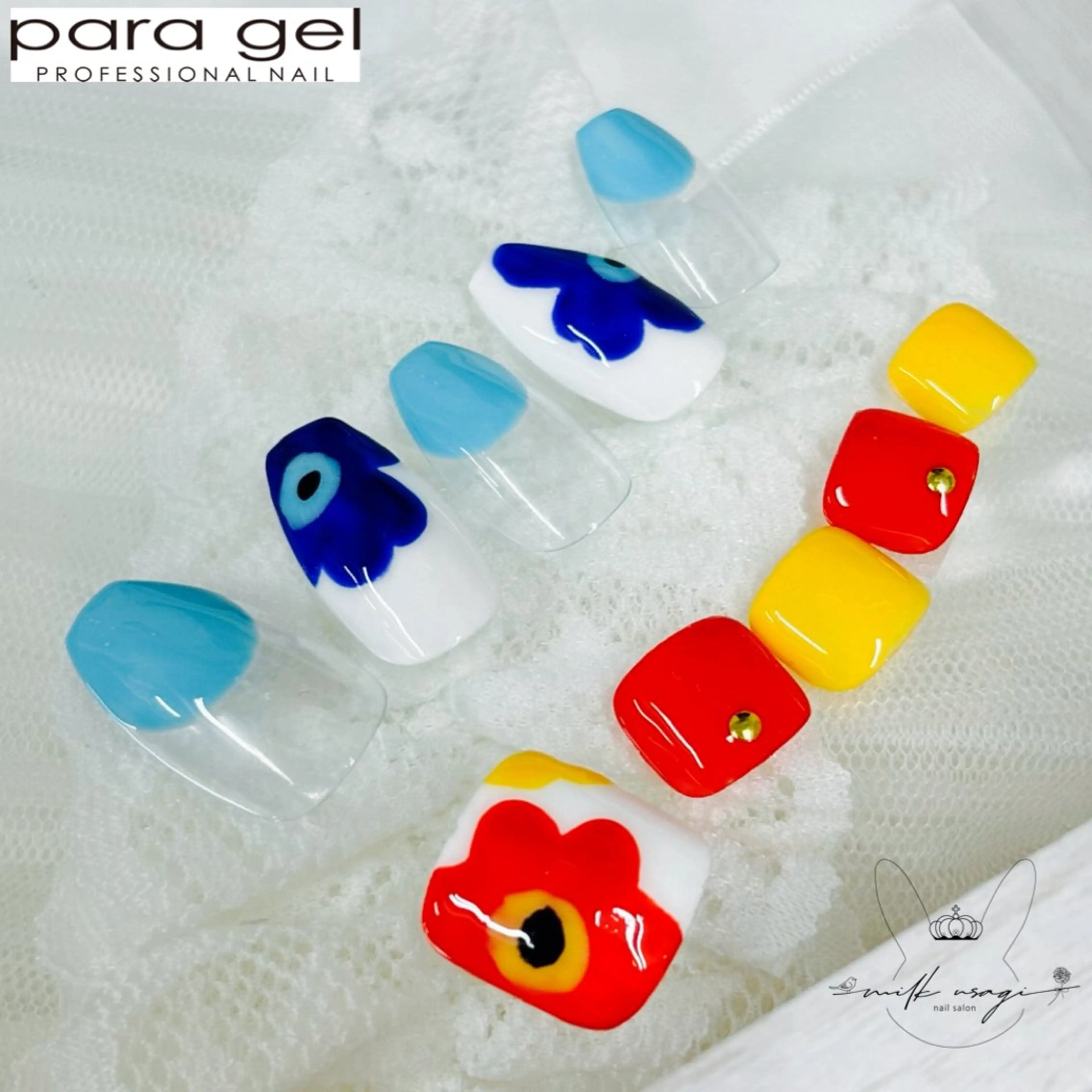 ネイル パラジェル専門店　認定サロンMILK USAGI三宮店所属・石堂 香のネイルデザイン