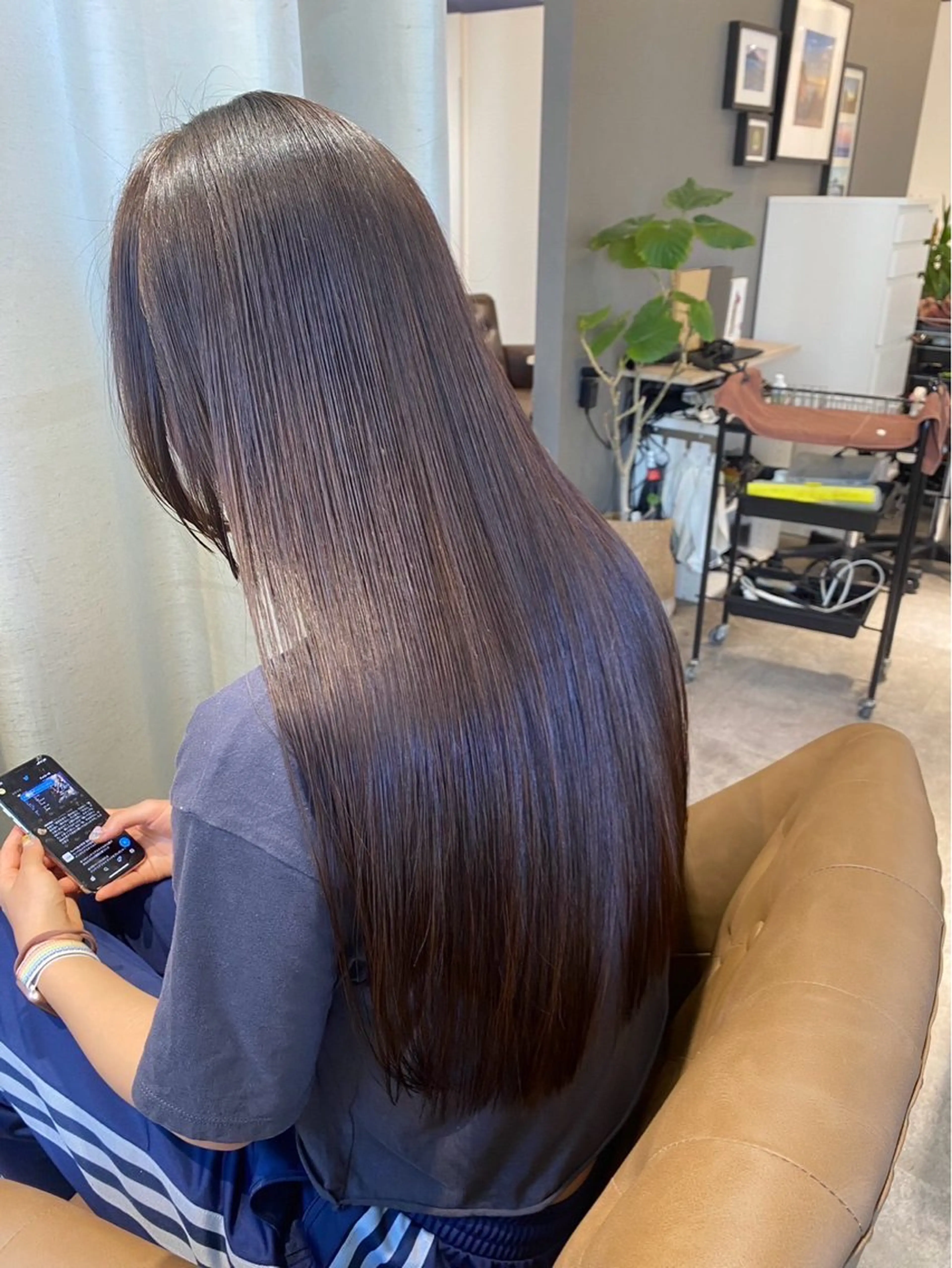 ロング カラー Atre.所属・武庫之荘/髪質改善 おみのヘアスタイル