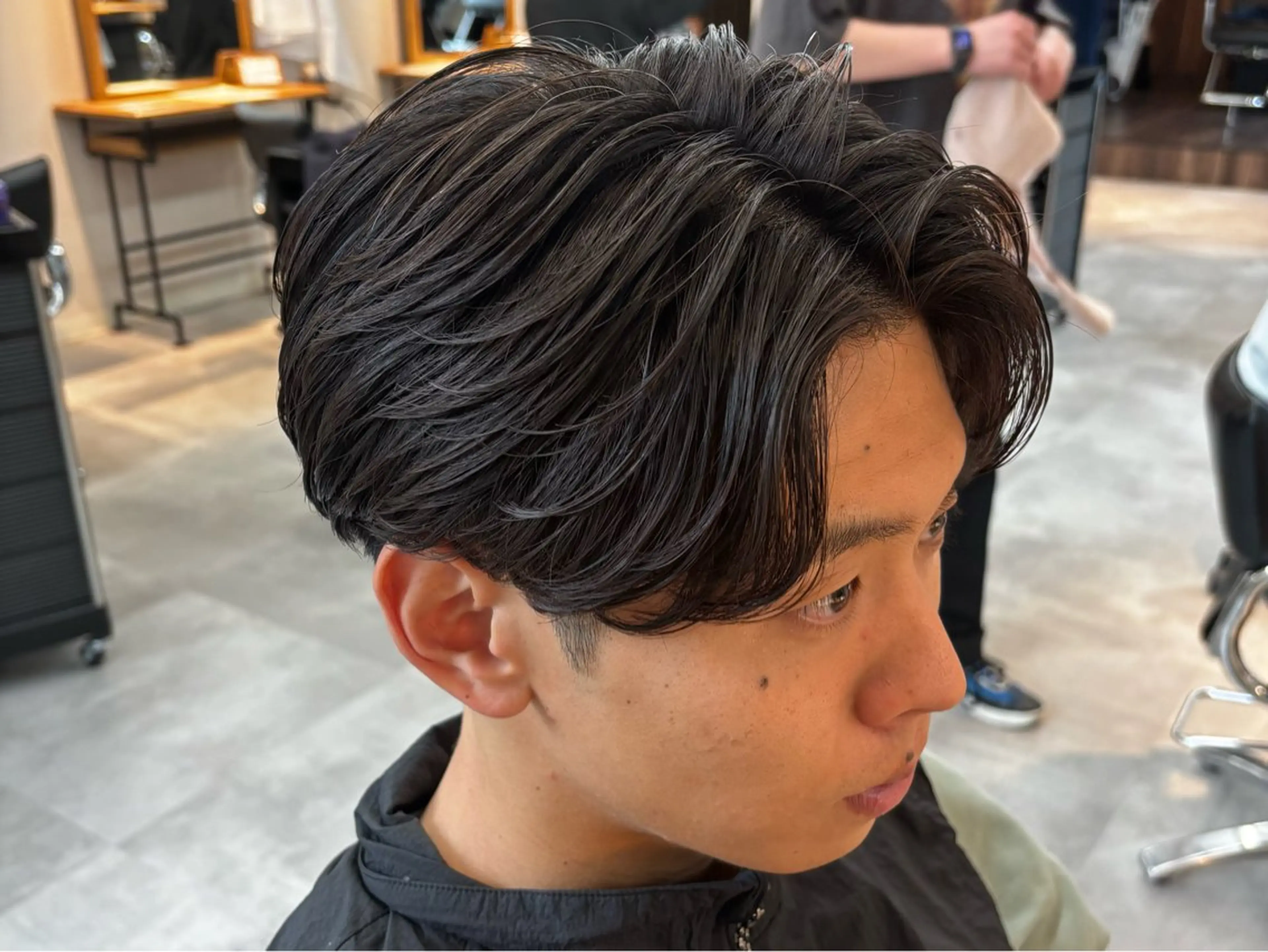 ショート パーマ メンズ カット パーマ メンズカット/パーマ /フェード🔥/森のヘアスタイル