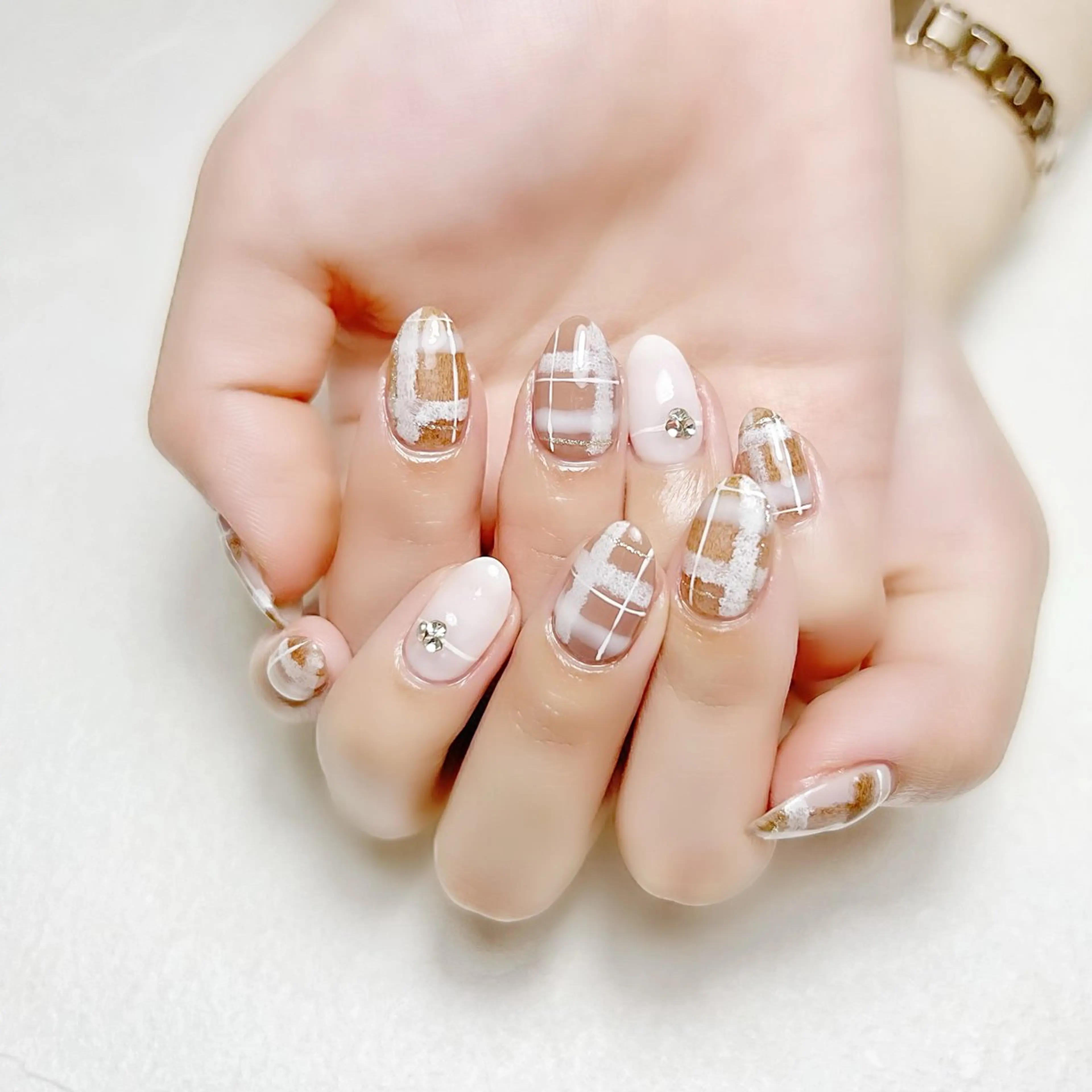 ネイル アートネイル 冬ネイル rouse nail RISATOのネイルデザイン