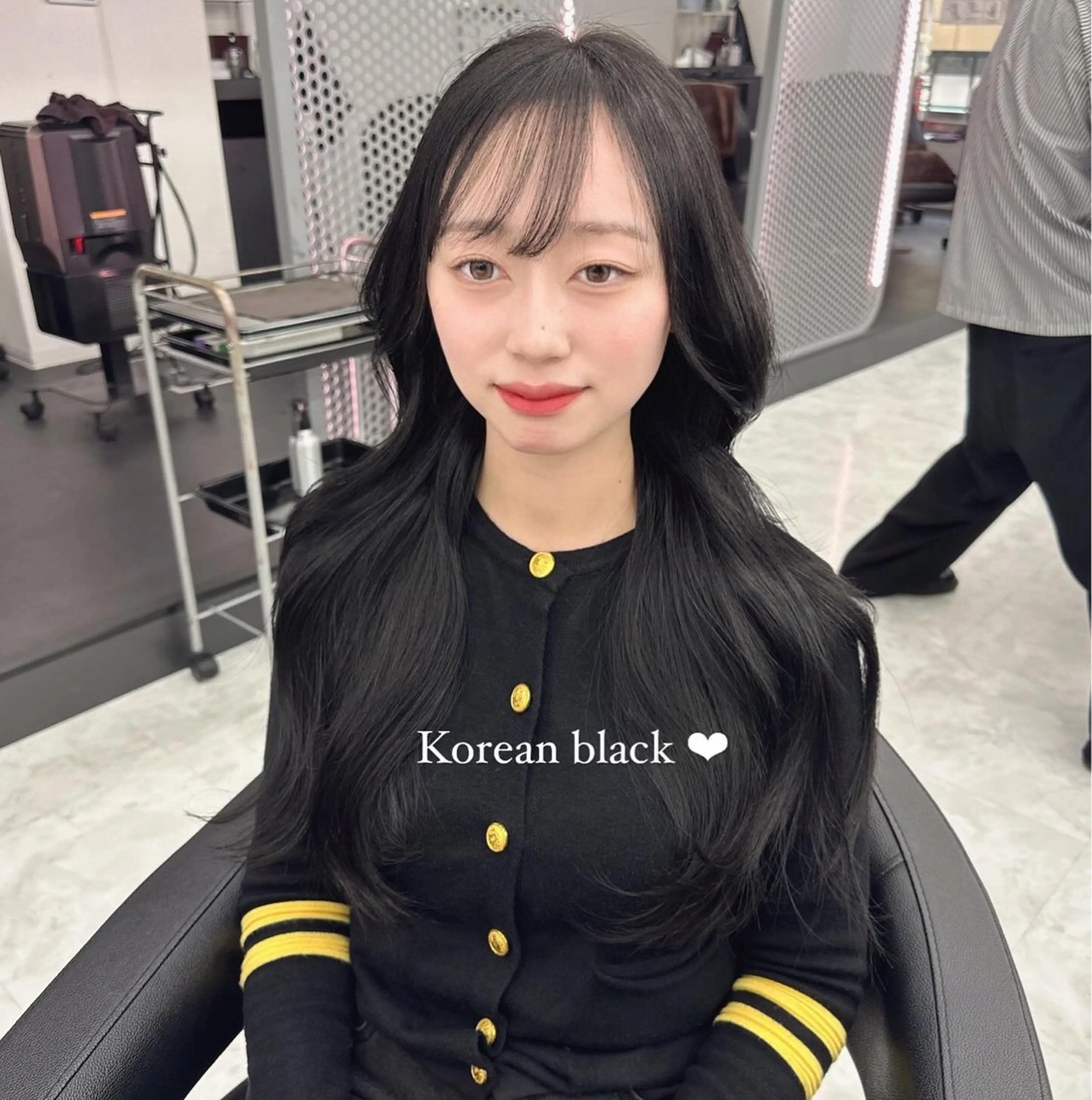 ロング カラー パーマ ヘアアレンジ メンズ キッズ ♥️韓国ヘア レイヤー♥️ゆりのヘアスタイル