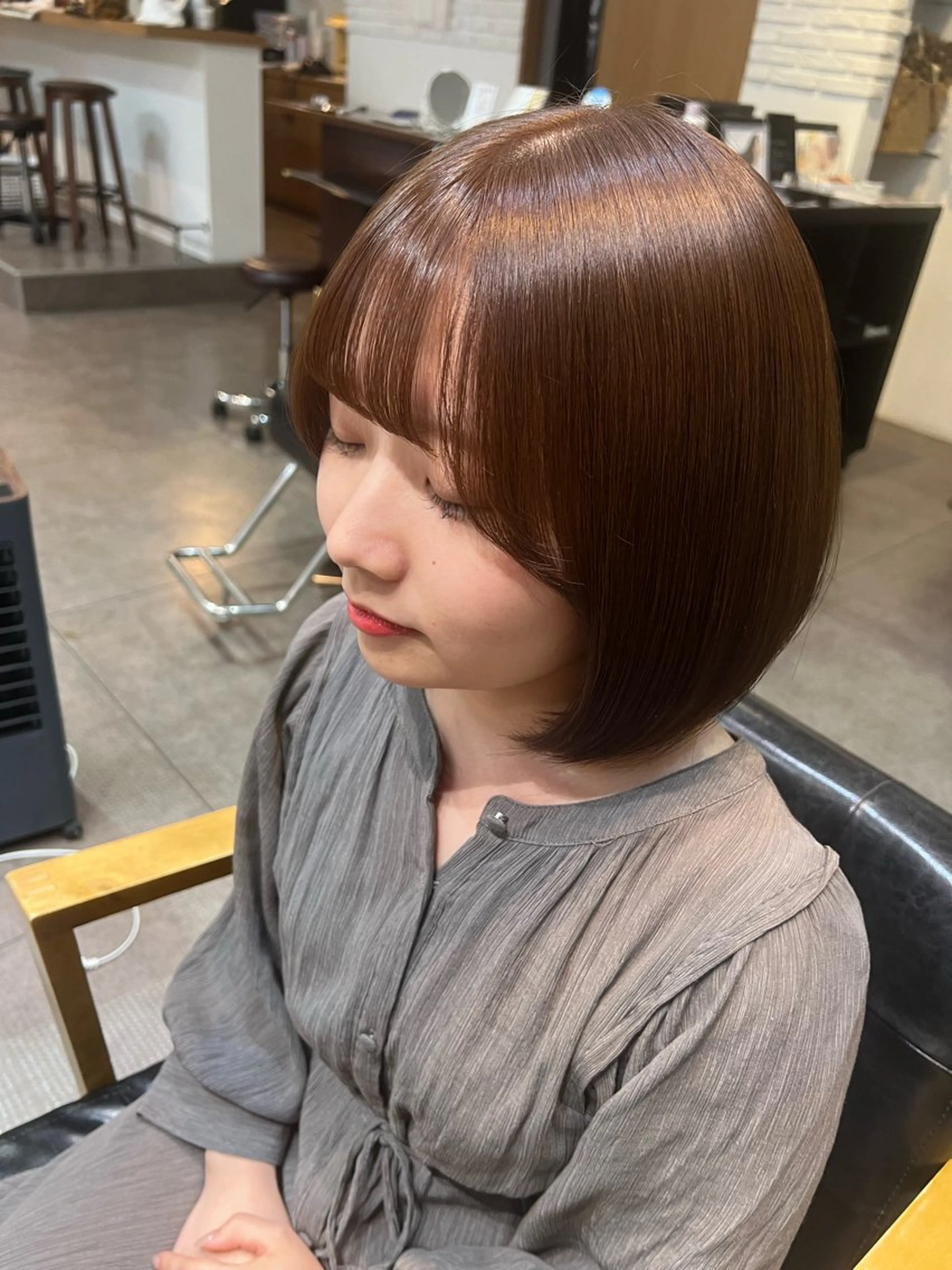 ショート 髪質改善 カット 縮毛矯正 トリートメント うる艶髪質改善 🫧天神／今泉🫧のヘアスタイル