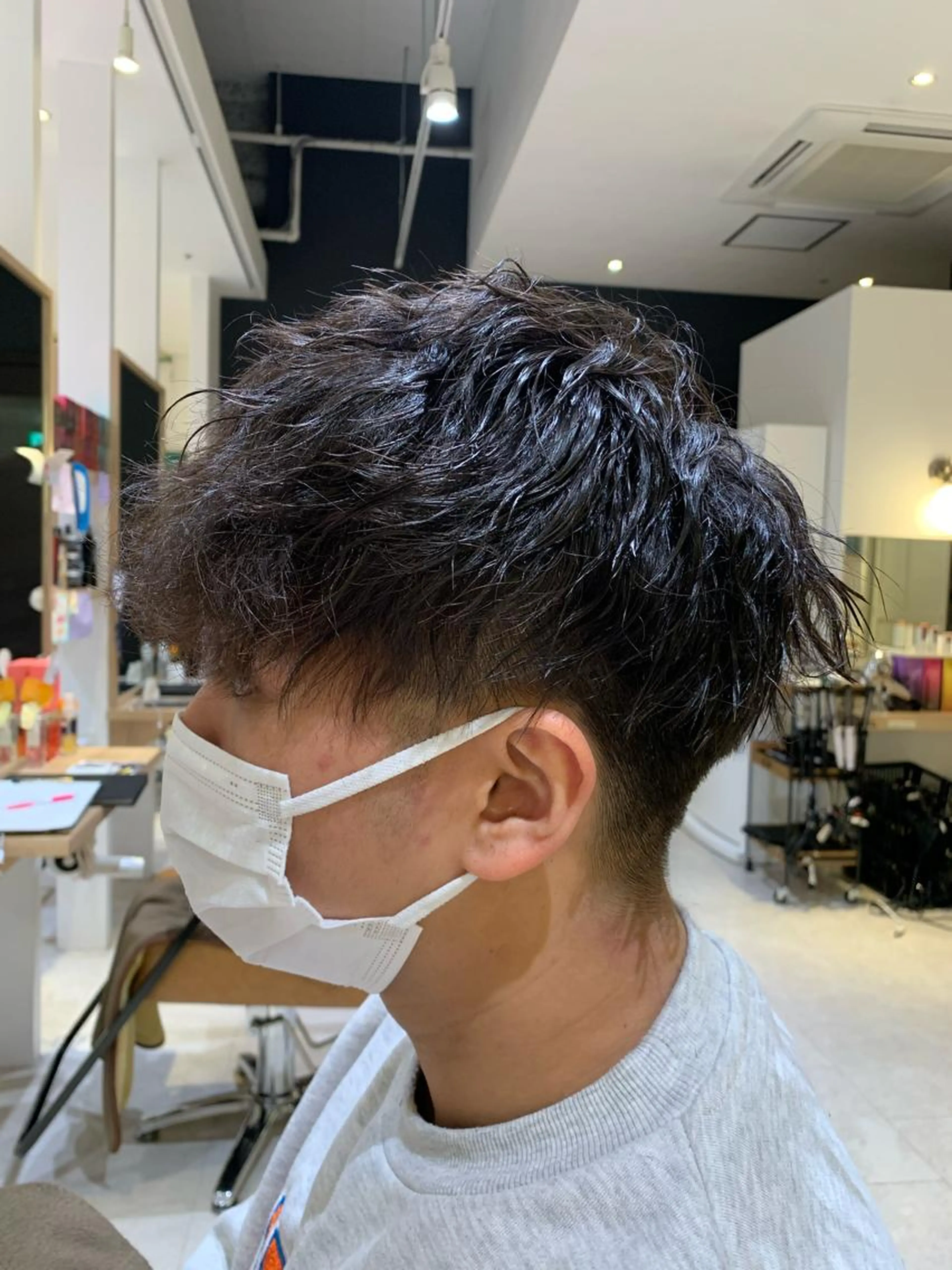 【メンズカット】メンズ小顔カット＋ツイストスパイラルの写真