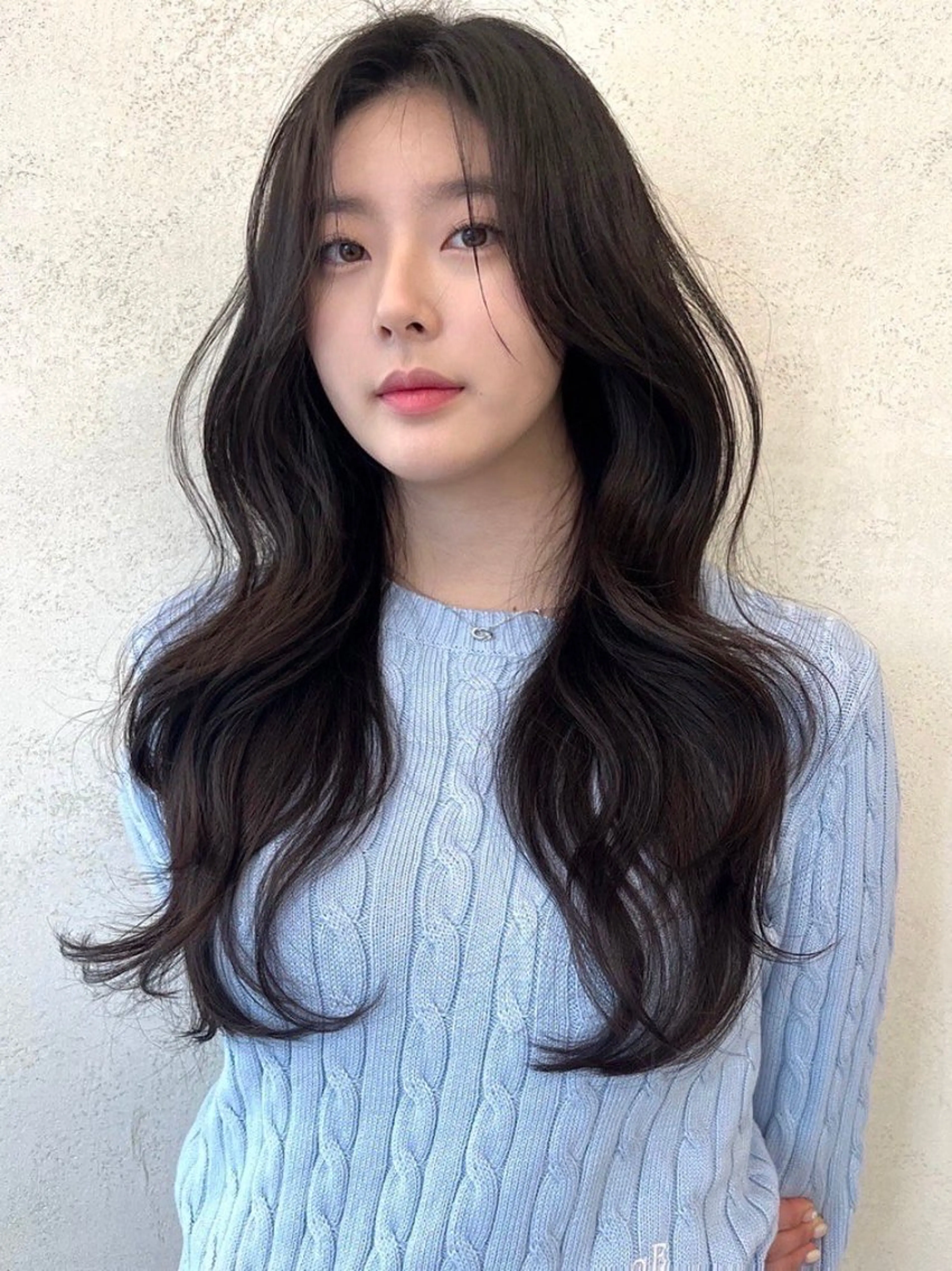 ロング カラー ブリーチ 透明感カラー ブリーチなしカラー ヘアカラー トリートメント Core　山下 このはのヘアスタイル